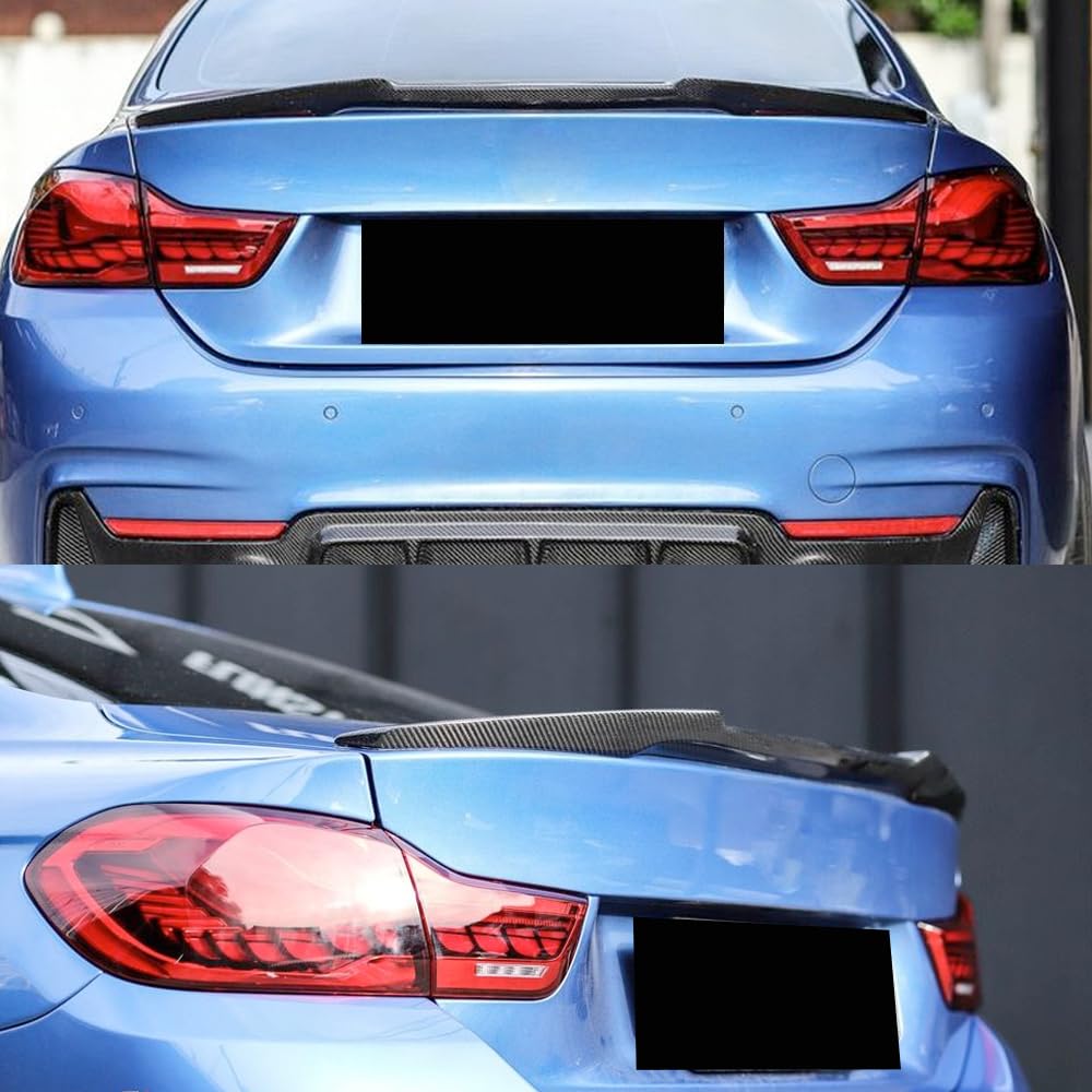 High-Performance Carbon Fiber Rear Wing Spoiler for BMW 4 Series F32 Coupe 2014-2023 | Compatible with M4 Models | Lightweight & Durable Aerodynamic Upgrade | Perfect for Street Racing & Car Shows