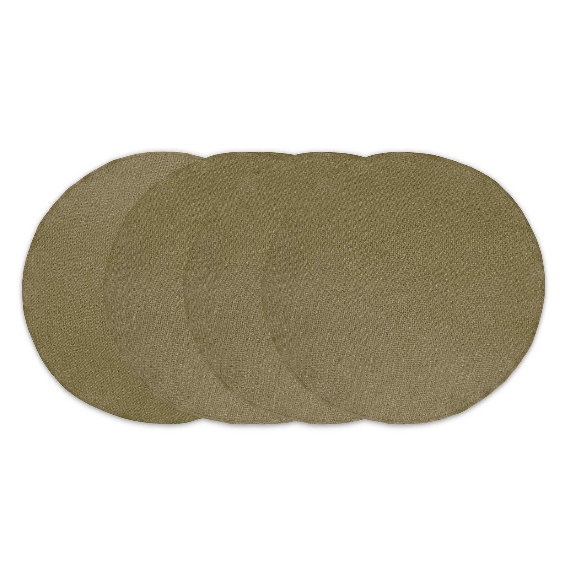 Premium Round Placemats Set of 4 - Non-Slip Heat Resistant Table Mats for Dining & Decor - Perfect for Dinner Parties, Holidays & Everyday Use