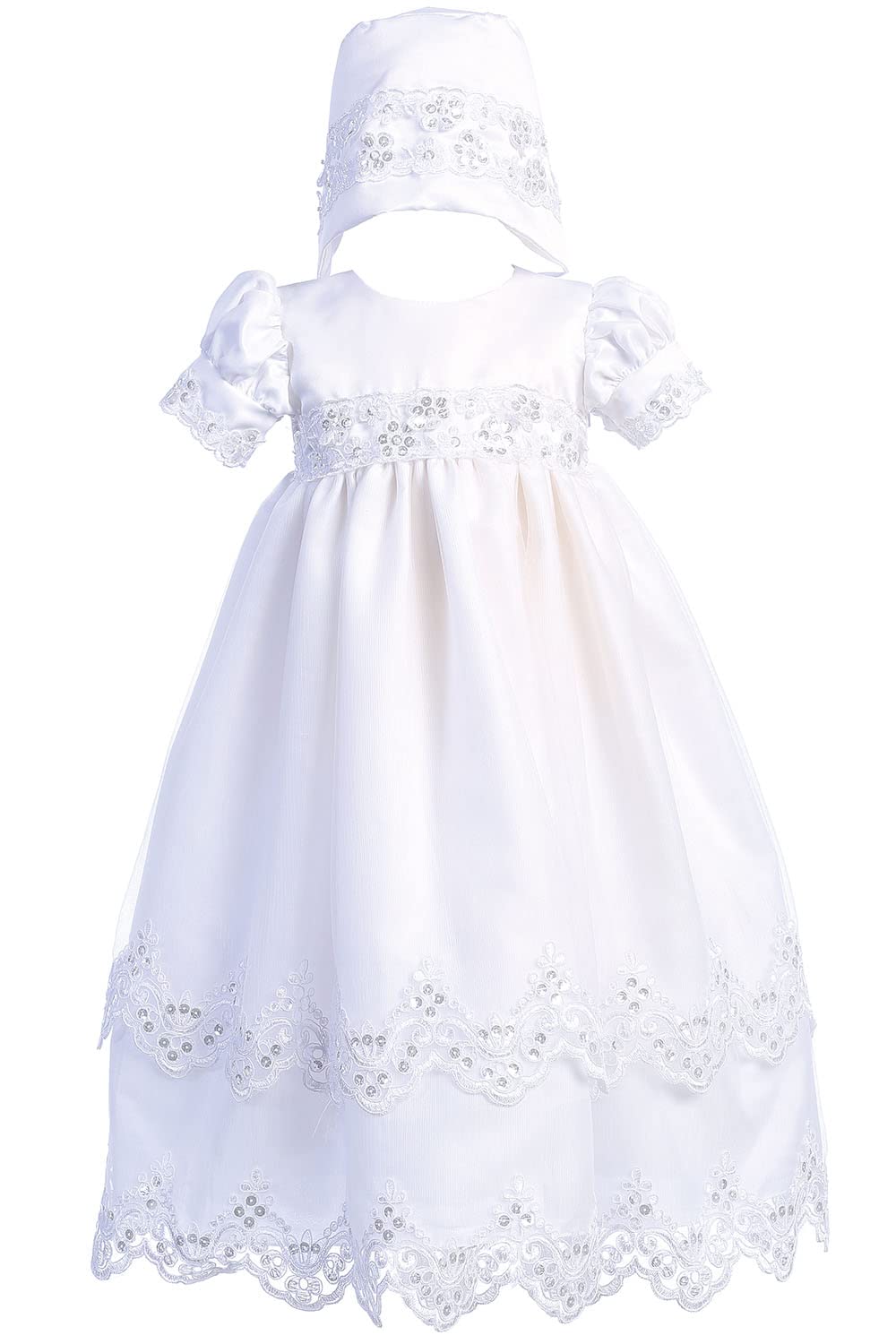 White Baptism Dresses for Baby Girls - Elegant Christening Gowns & Ropa de Bautizo - Perfect for Church Ceremonies, Christenings & Special Occasions