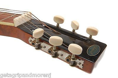 FLINTHILL Square Neck Resonator Guitar Sunburst Finish - High-Quality Dobro Guitar for Bluegrass & Slide Playing - Perfect for Live Performances & Studio Recording