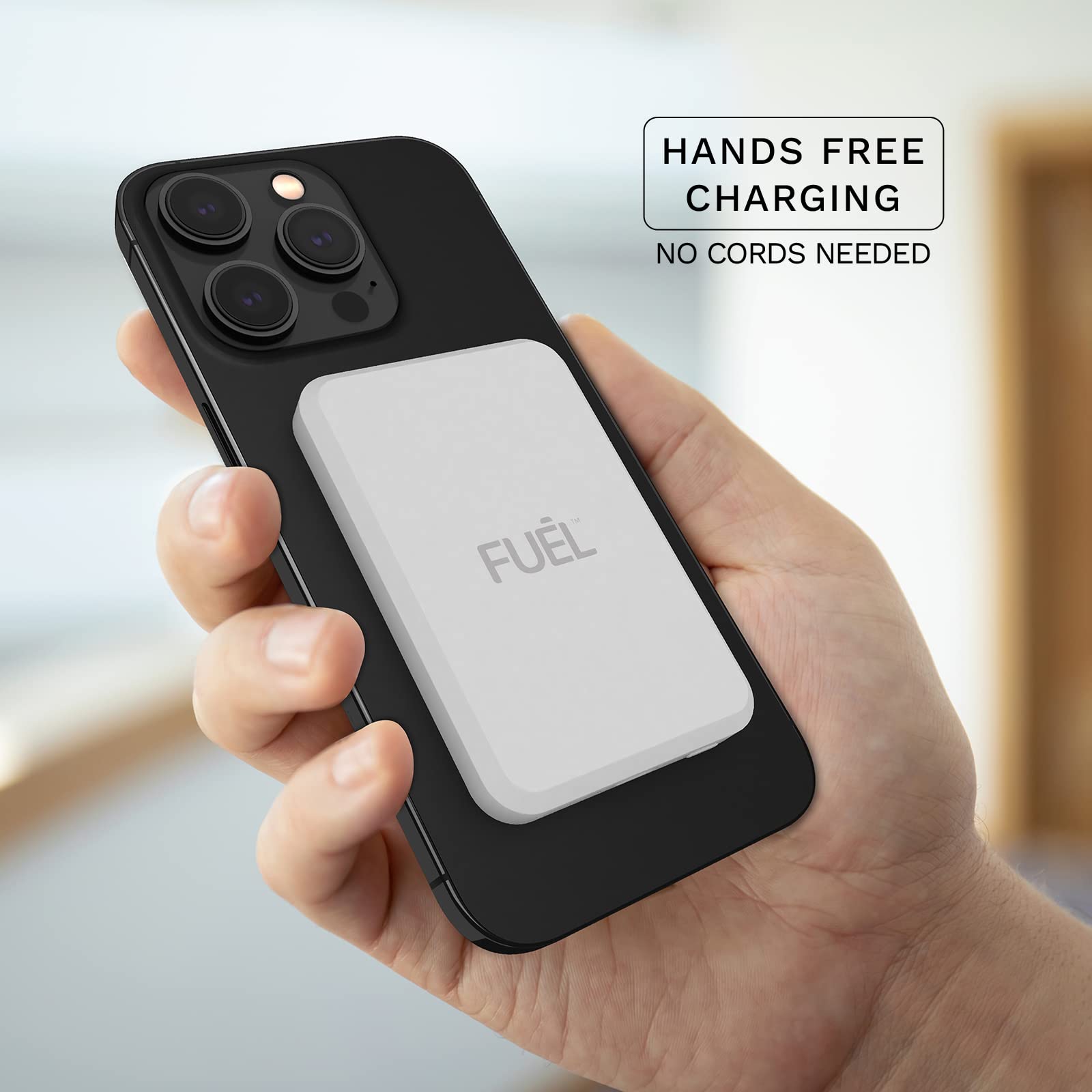 5000mAh Magnetic Wireless Portable Charger with USB-C - Magsafe Power Bank for iPhone 16/15/14/13 Series | Fast Charging Battery Pack for Travel, Work & Outdoor Activities