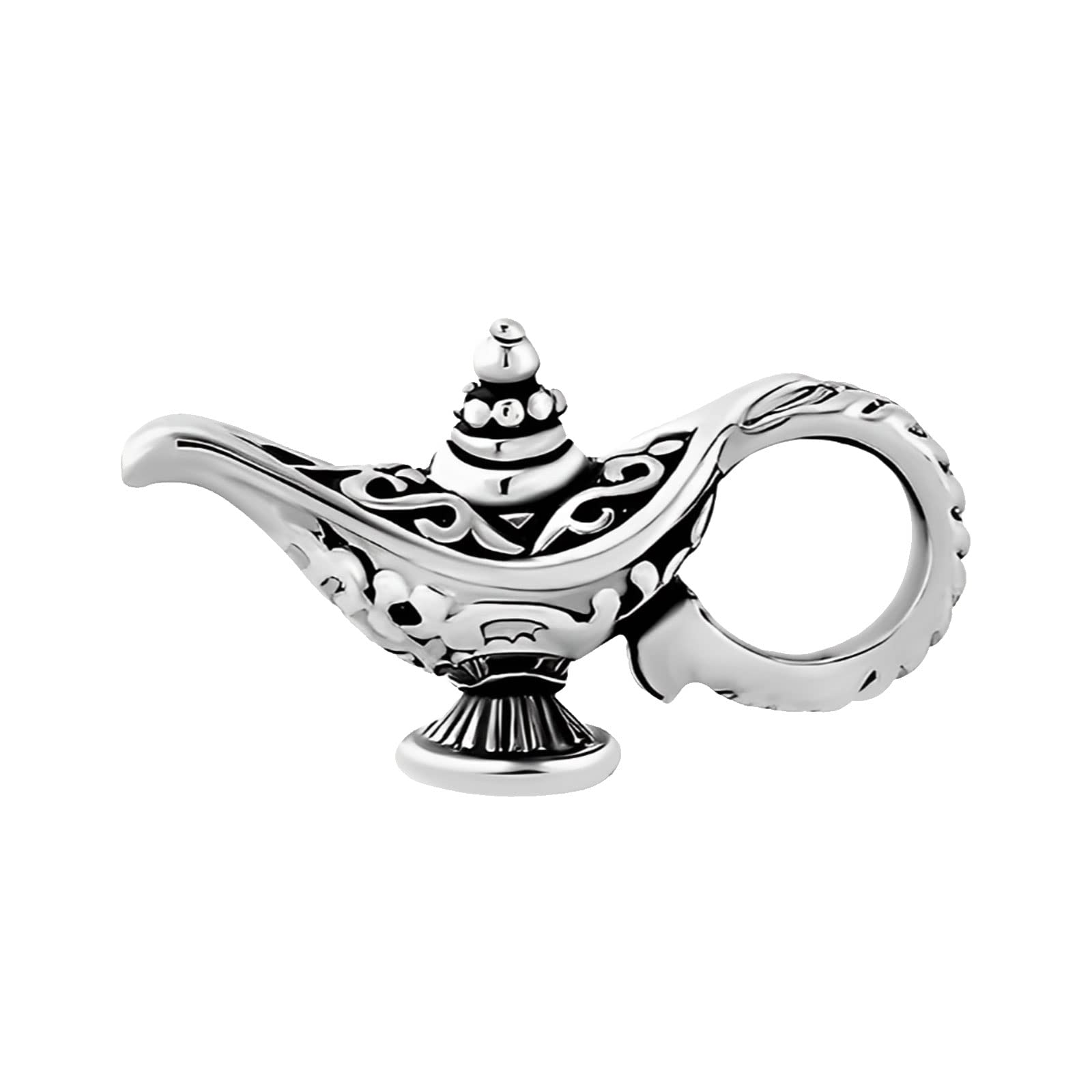 KunBead Jewelry Magic Aladdin's Lamp Love Bead Charms - Compatible with Pandora Charm Bracelets, Unique Birthday Gifts for Women, Perfect for Valentine's Day, Anniversary & Special Occasions