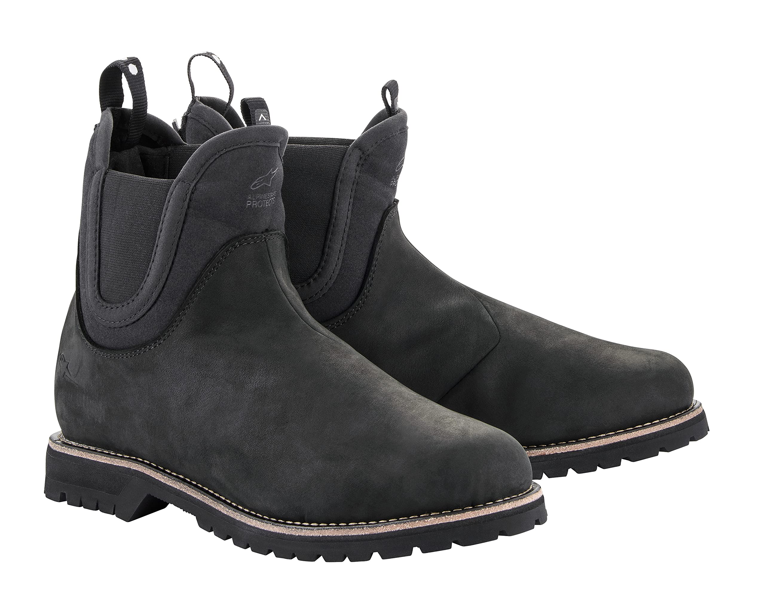 Alpinestars Turnstone Motorcycle Riding Shoes for Men - Size 13 Black/Black - Durable & Comfortable for Street & Touring Bikes