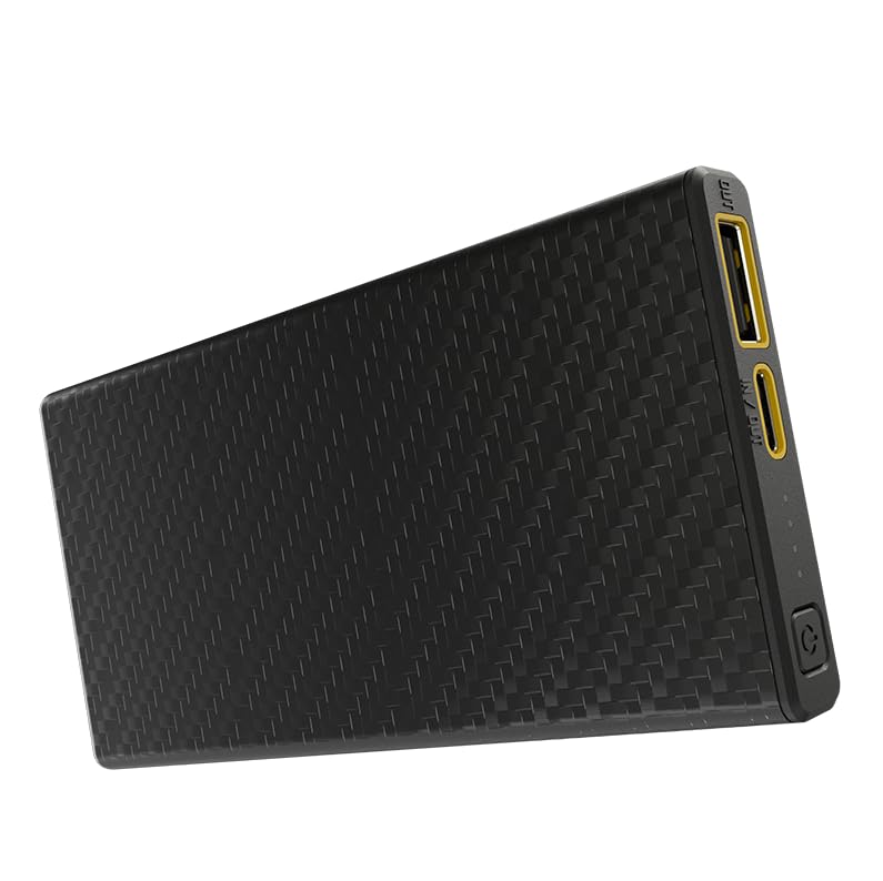 Nitecore Carbo 10000 Power Bank - 10000mAh Ultra Slim Lightweight Portable Charger with USB-C & USB Dual Ports, QC3.0 & PD Fast Charging | Perfect for Travel, Camping, and Emergency Power Backup