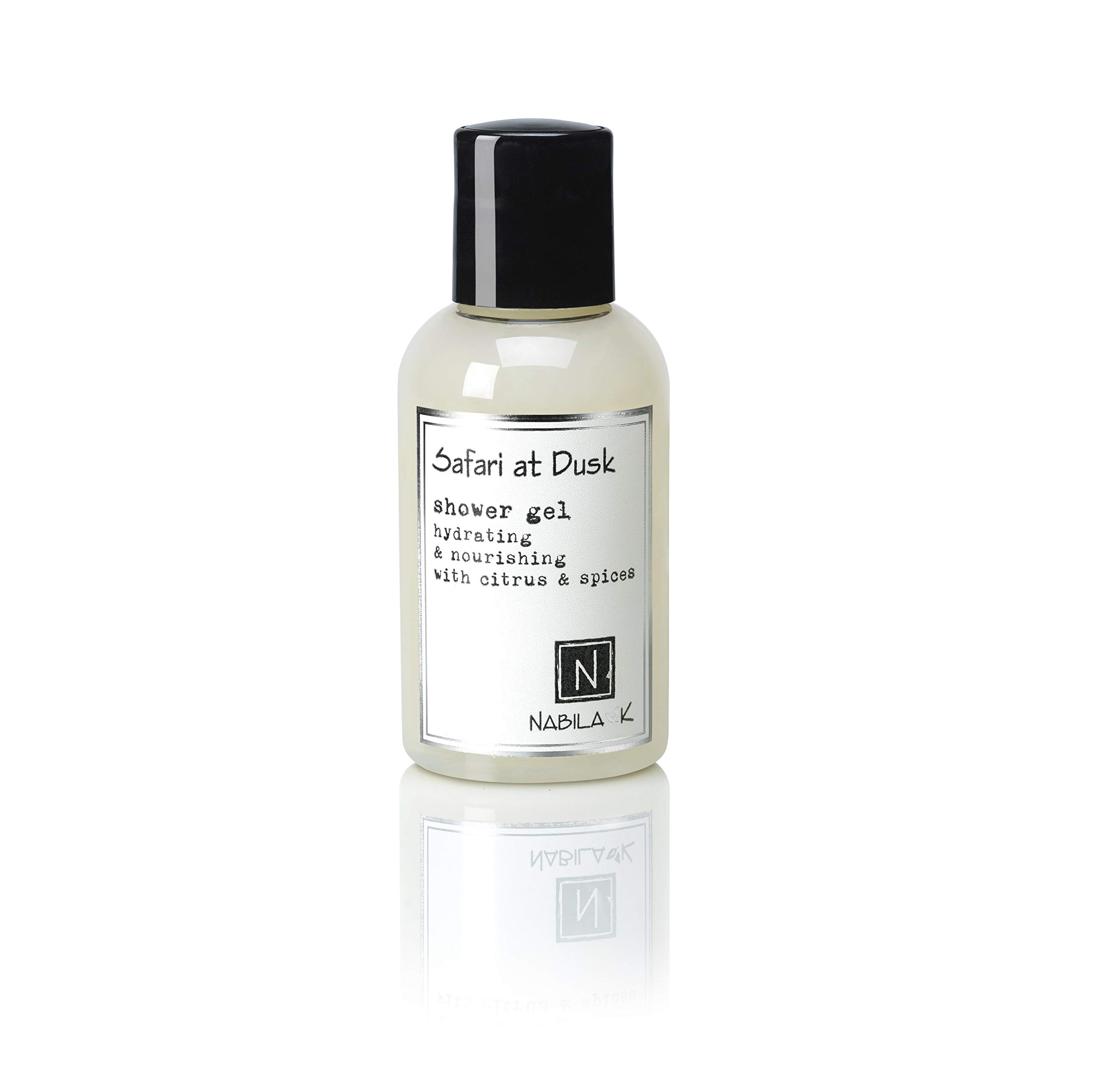 Safari at Dusk Travel Size Shower Gel - 2 oz Refreshing Citrus, Spice & Musk Body Wash | Sulfate-Free, Paraben-Free, Naturally Derived | Made in USA | Perfect for Travel, Gym & Daily Refreshment