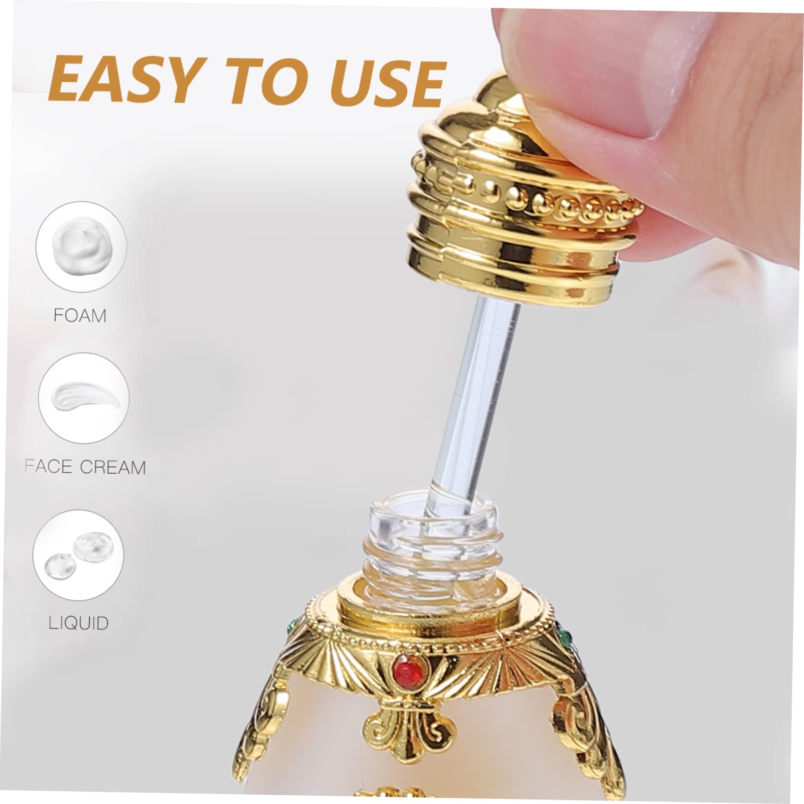 FOMIYES 3-Piece Mini Essential Oil Bottles Set - Small Glass Perfume Bottles with Rhinestones, Empty Travel Containers for Aromatherapy, DIY Crafts, Home Decor & Terrarium Ornaments