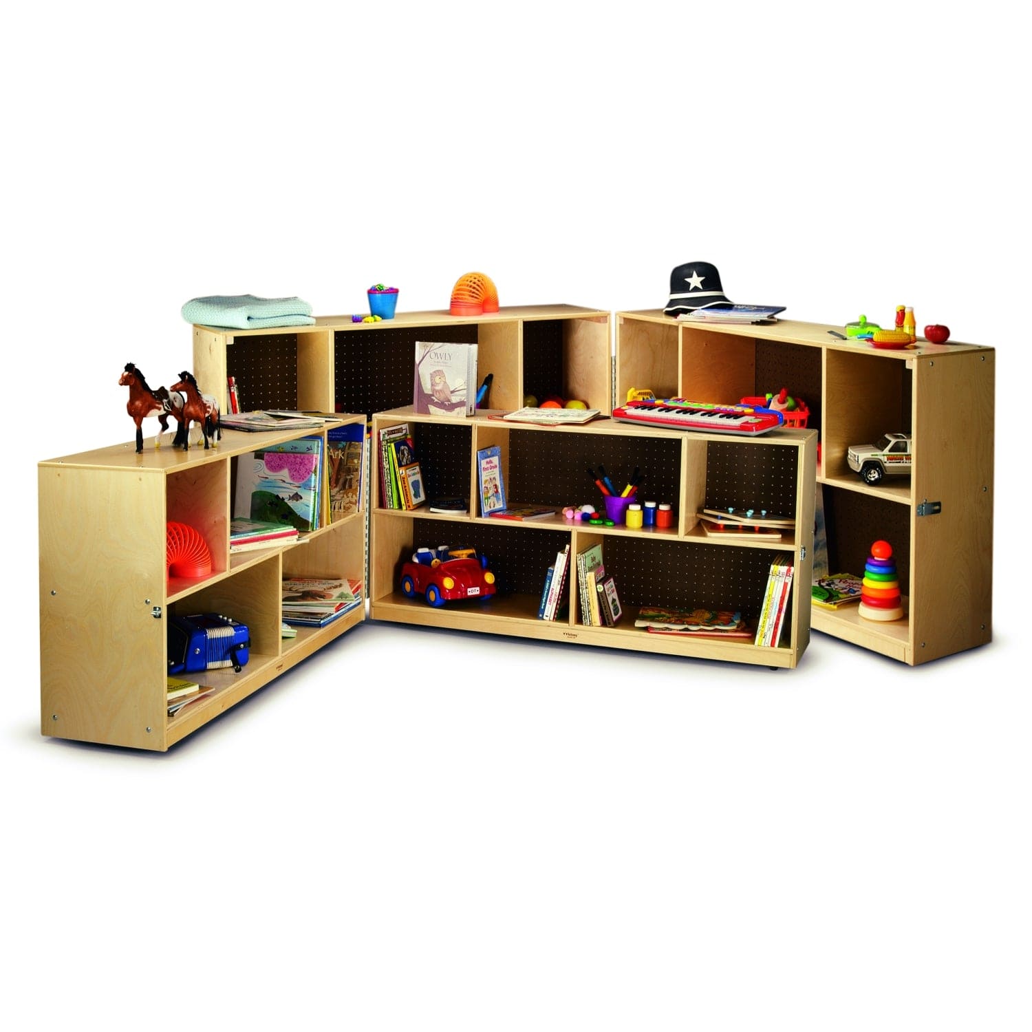 Foldable Rolling Storage Cabinet 30 Inch Height - Space-Saving Organizer for Closet, Office, or Garage Storage Solutions