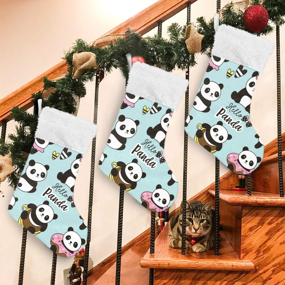 Funny Panda Christmas Stockings - 17
