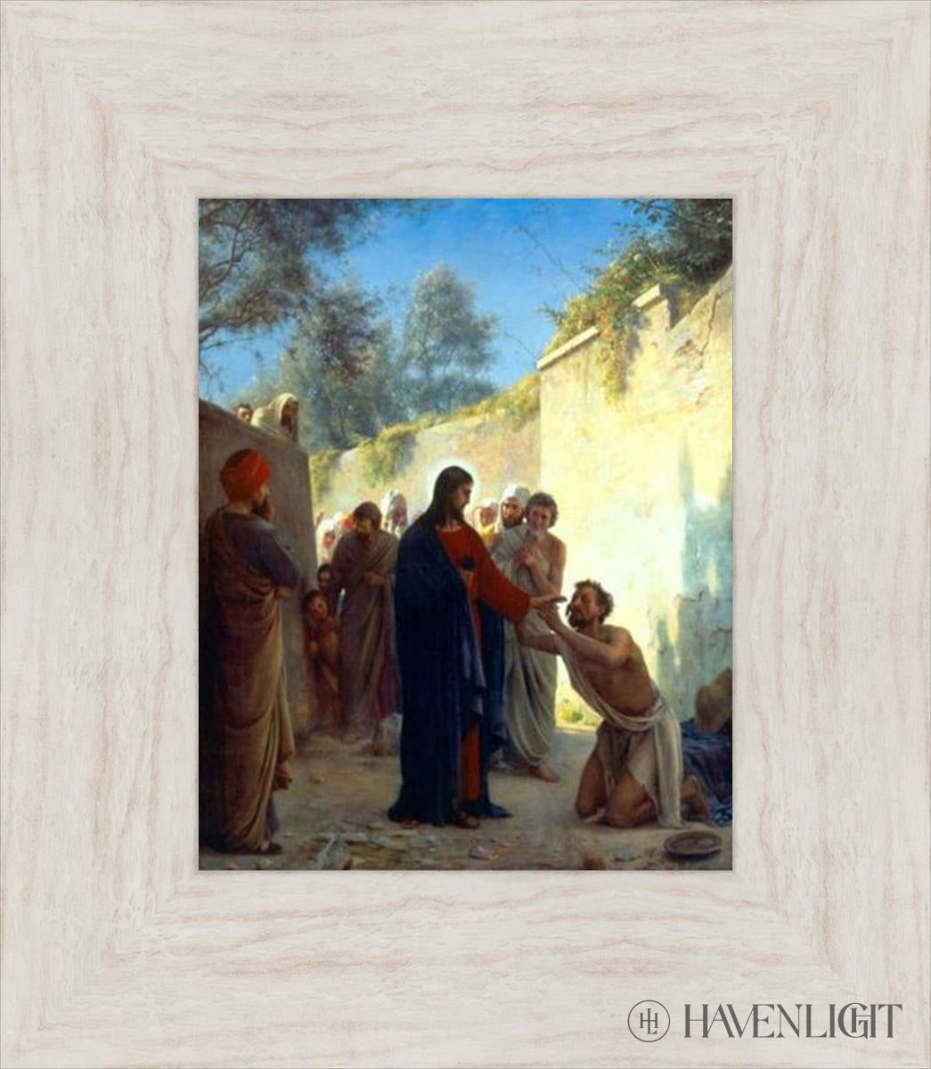 Christ Healing The Blind Man by Carl Bloch - Religious Wall Art, Christian Home Decor, Church & Office Inspiration