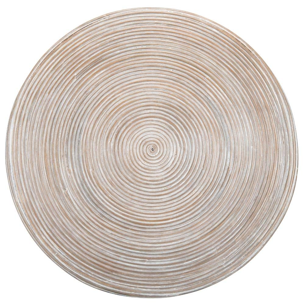 SAFAVIEH Home Cristina Grey White Wash Metal Coffee Table - Modern Industrial Living Room Furniture for Small Spaces & Apartments