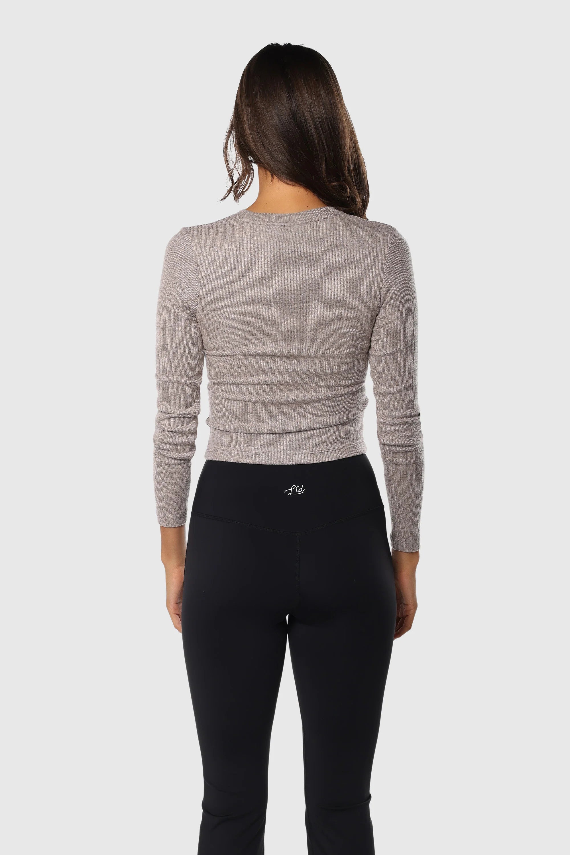 Premium Ribbed Long Sleeve Shirt for Women - Soft Stretch Comfort Fit - Perfect for Casual Wear, Layering & Office Outfits