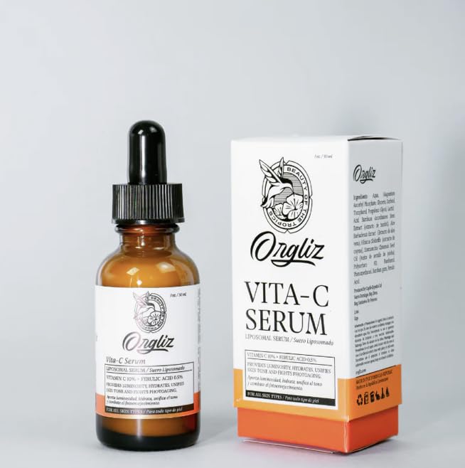 Best Liposomal Vitamin C Serum for Face - Brightening & Anti-Aging Skincare - Day & Night Use for Glowing Skin
