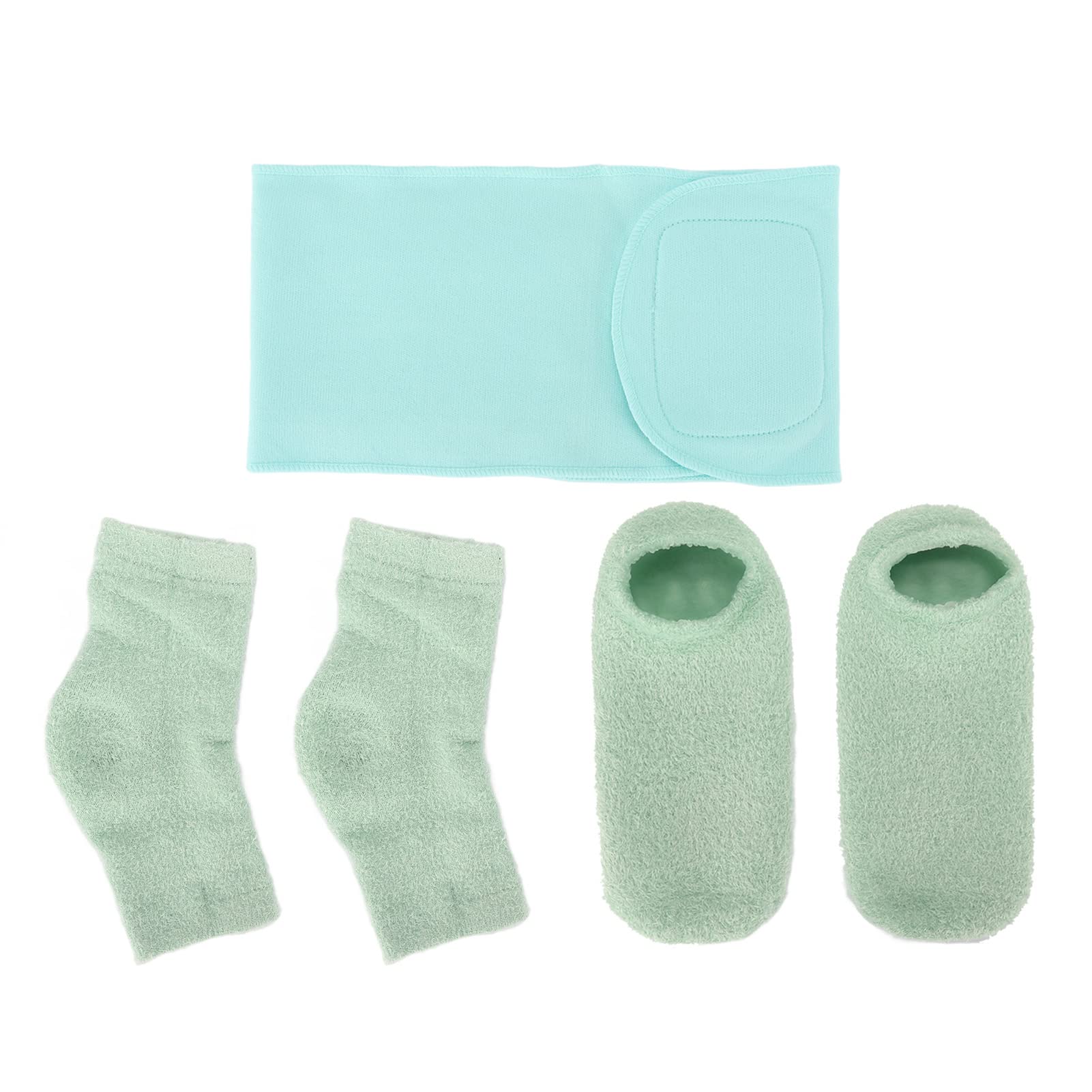 Hydrating Gel Socks & Spa Set for Foot Care & Skin Repair - Reusable Moisturizing Therapy for Home Relaxation