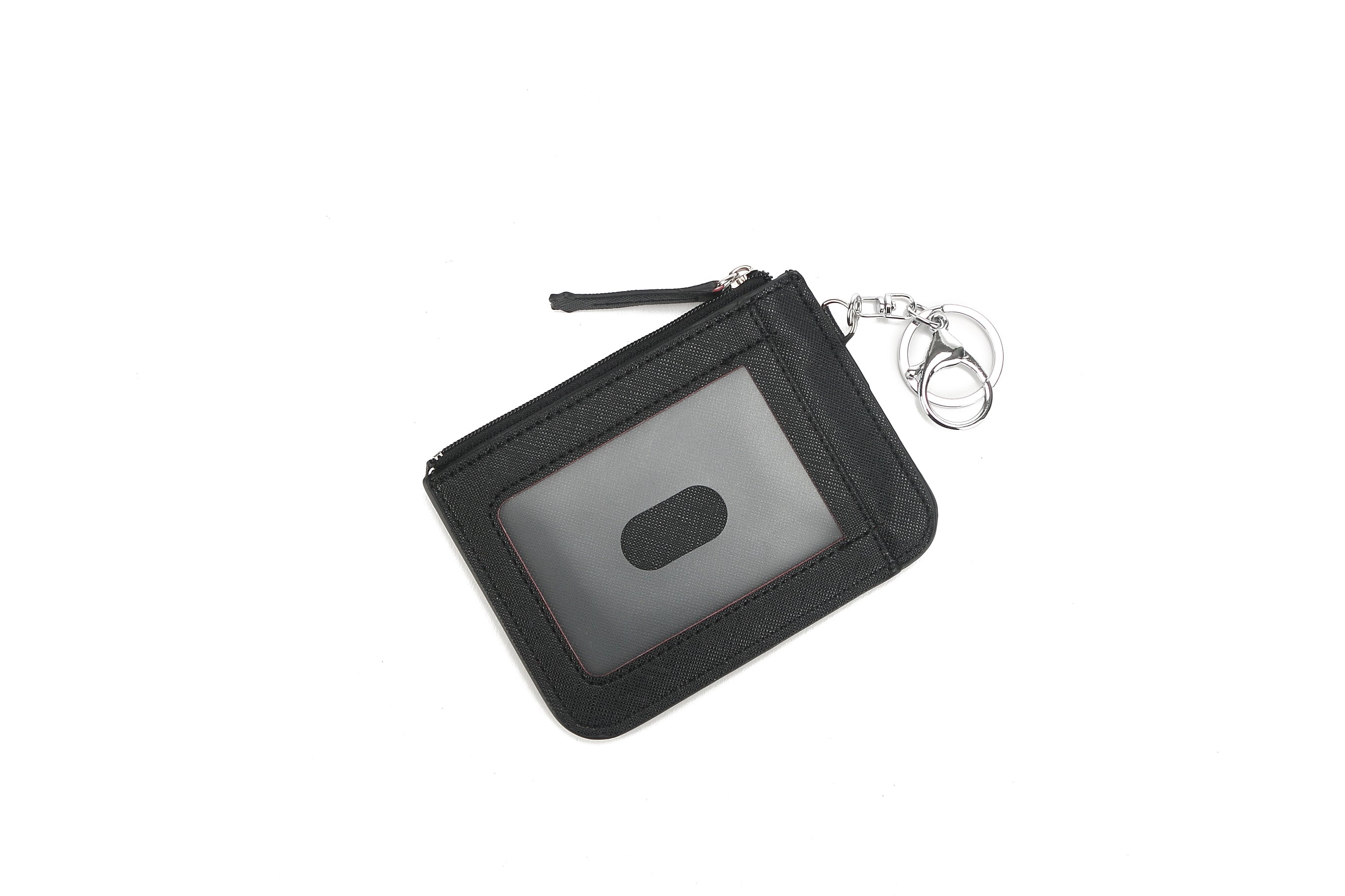 Premium White Leather Card Holder with Aloha Design - Perfect for Travel, Business Cards & Everyday Use