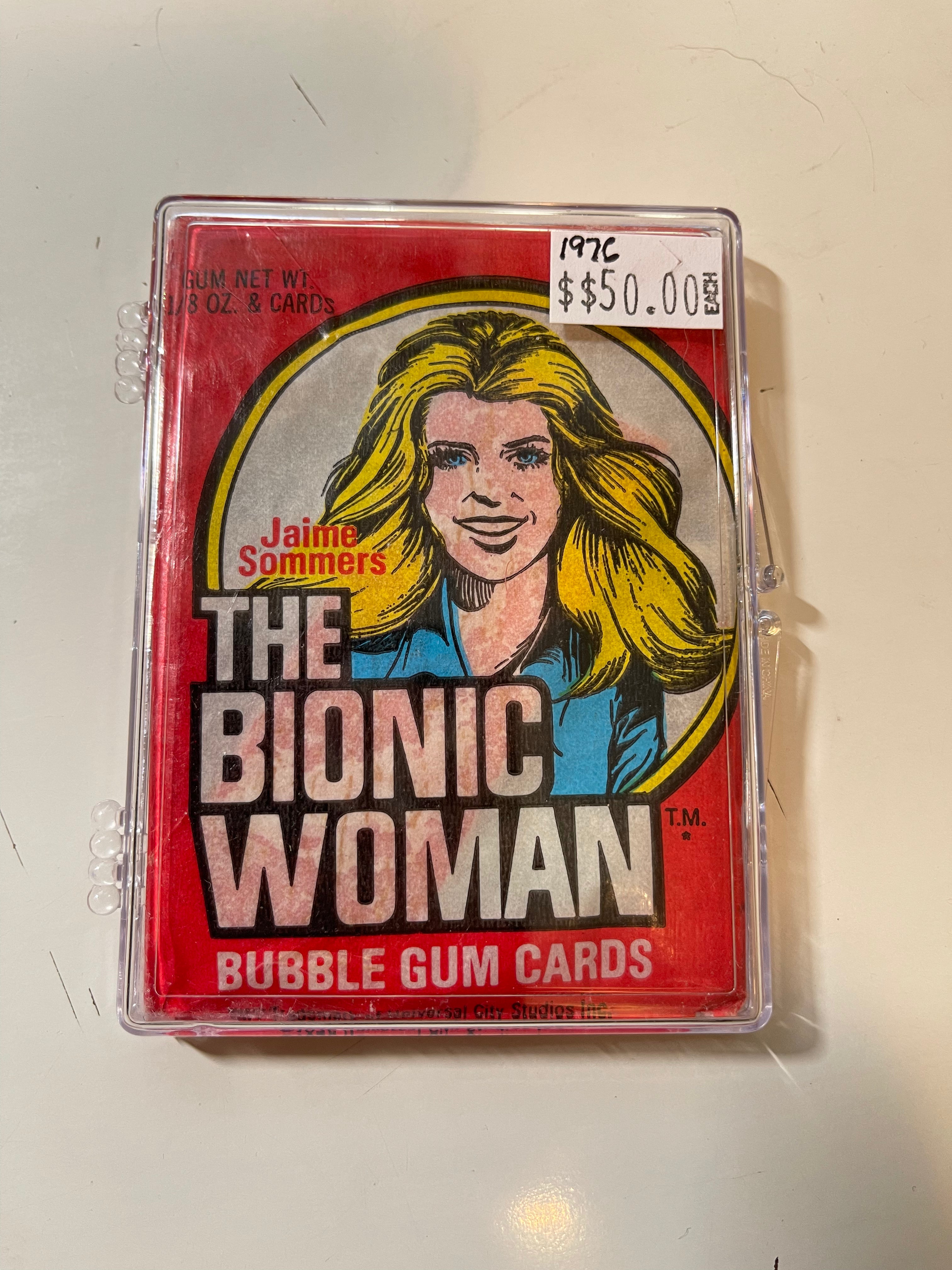 Bionic Woman TV Series Trading Cards - Sealed Pack 1976 Vintage Collectibles | Perfect for Fans, Collectors & Nostalgic Gift Giving