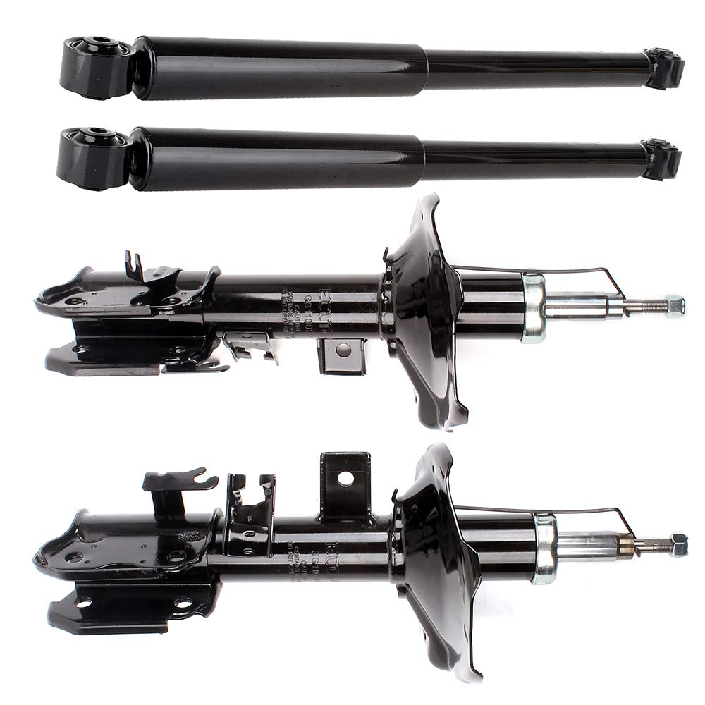 SCITOO Front & Rear Gas Struts Shock Absorbers - Compatible with 2002-2003 Infiniti QX4 & 2000-2004 Nissan Pathfinder (Part #335033, 71441, 335032, 71442, 343379, 37204) - 4-Piece Set for Smooth Ride & Off-Road Performance