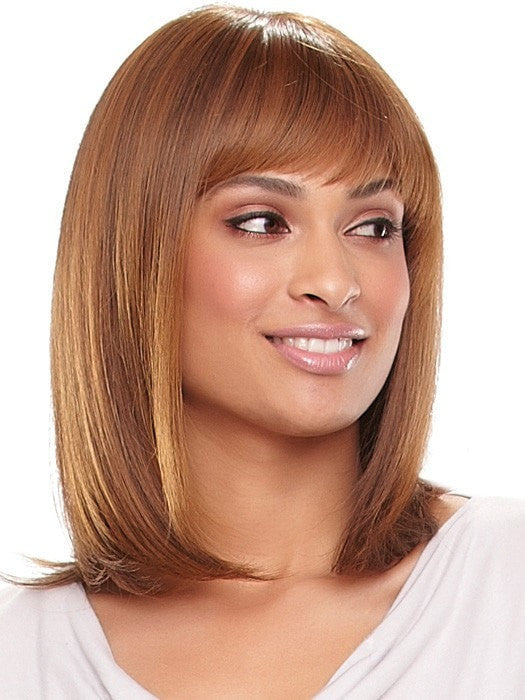 Flame HF Synthetic Wig with Mono Top - Soft Heat Resistant Fiber for Daily Wear & Cosplay - Discontinued Style