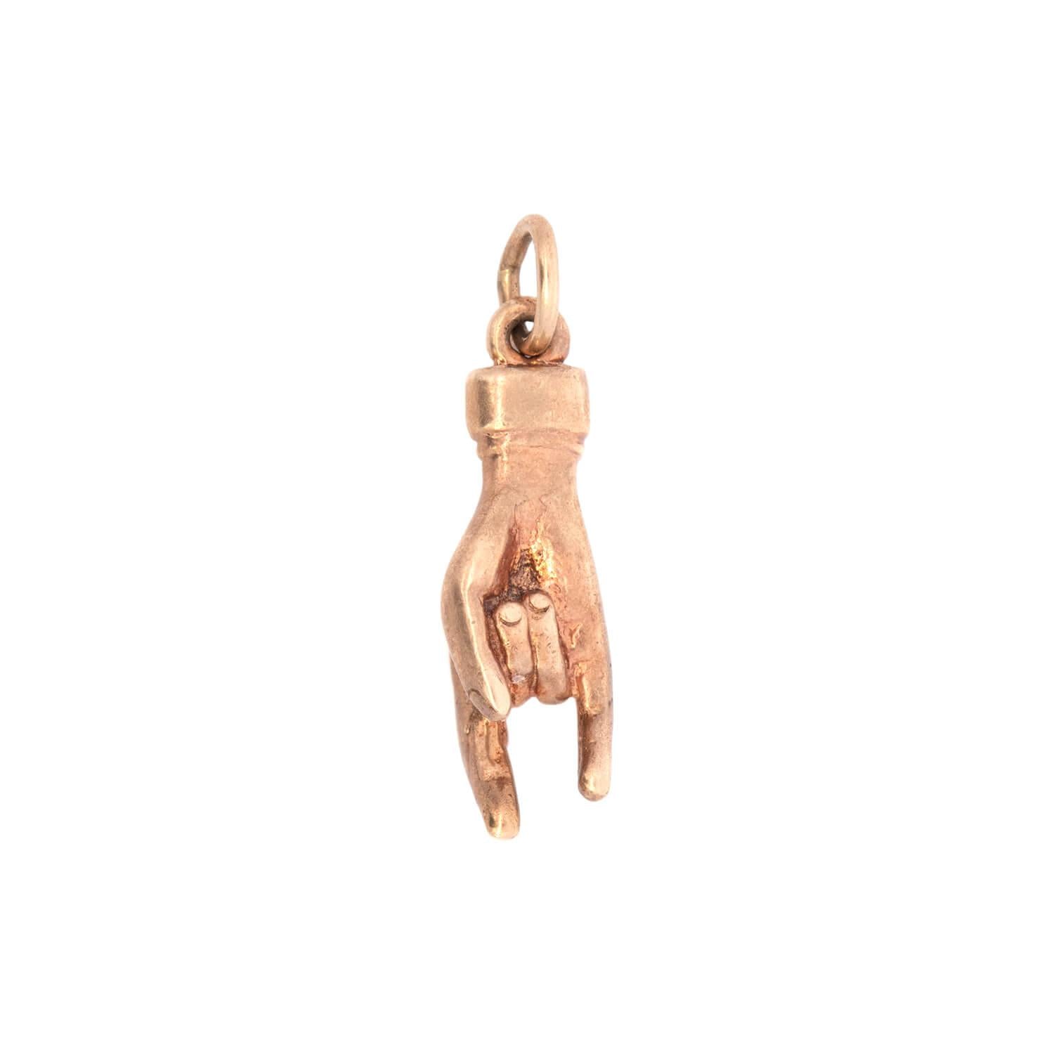 Vintage 14k Gold Malocchio Evil Eye Charm Pendant Necklace - Protection Jewelry for Women, Gift for Her, Spiritual & Fashion Accessory