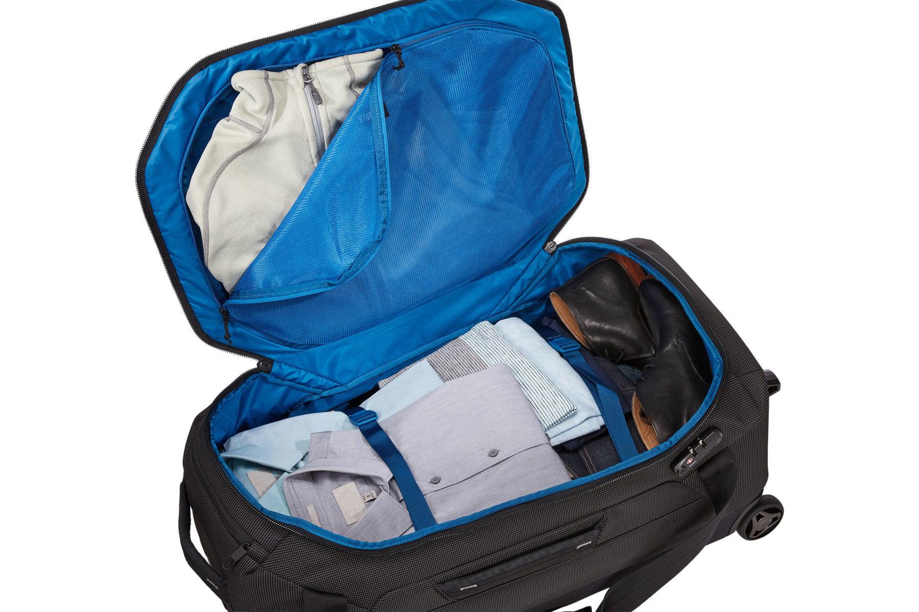 Thule Crossover 2 Wheeled Duffel Bag 30 Inch - Durable Travel Luggage for Airplane, Gym & Sports Gear - Perfect for Business Trips, Vacations & Weekend Getaways