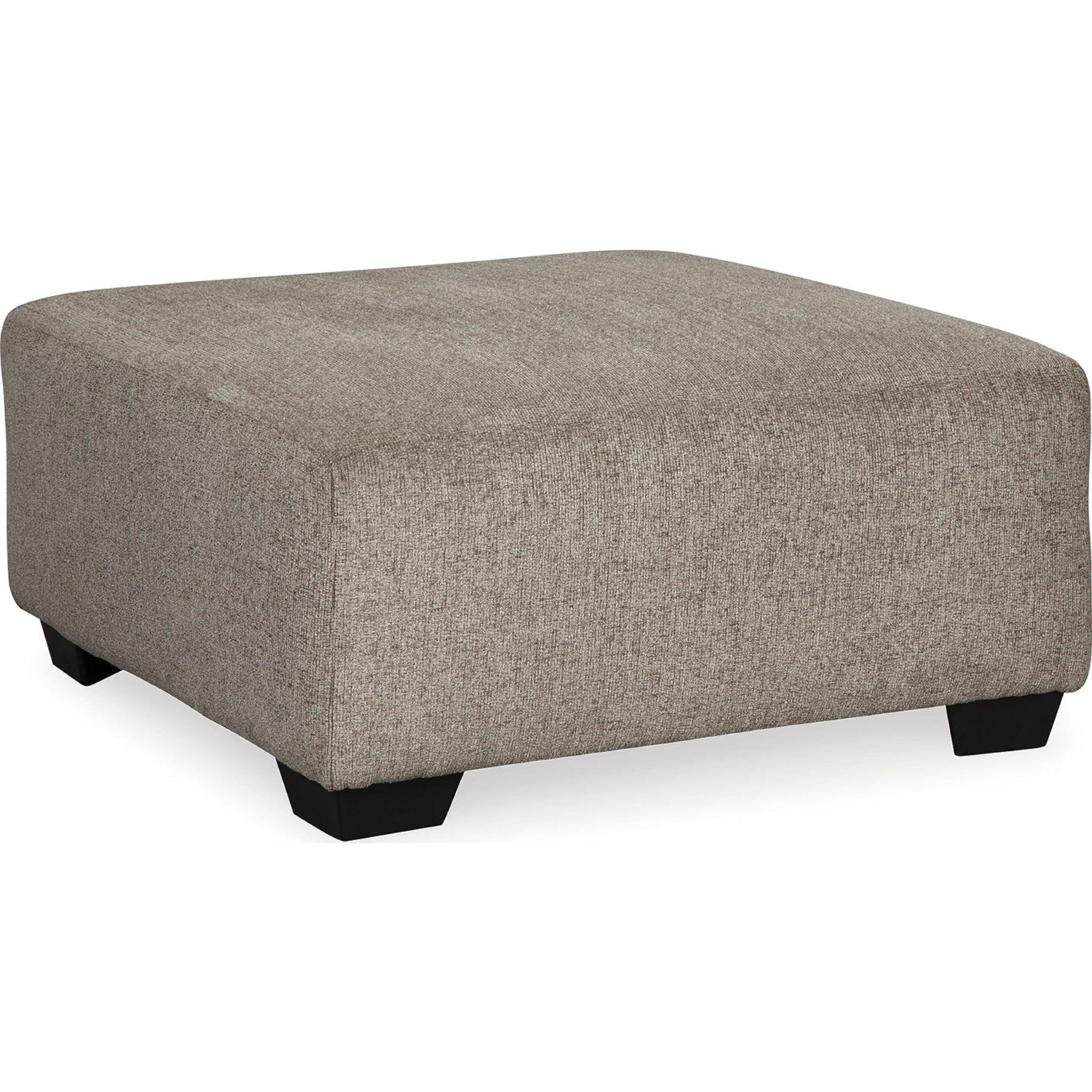 Ballinasloe Oversized Accent Ottoman - Large Round Storage Footrest Pouf with Tufted Design for Living Room, Bedroom & Home Decor