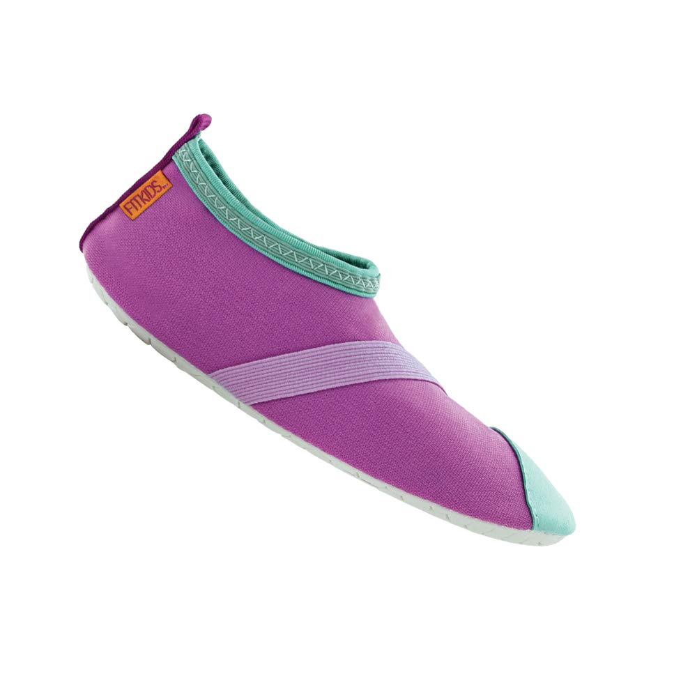 FITKICKS Kids Active Lifestyle Shoes - Lightweight & Comfortable Sneakers for Boys & Girls, Purple, Size Small - Perfect for Running, Playground & Everyday Wear