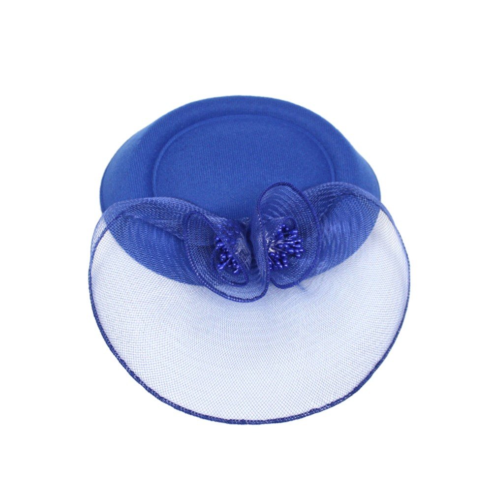 Elegant Women's Wedding Hair Wrap Fascinator - Penny Ribbons & Feathers Party Mesh Hat Headdress for Bridal, Prom & Special Occasions | Perfect Hair Accessory for Weddings, Tea Parties & Formal Events