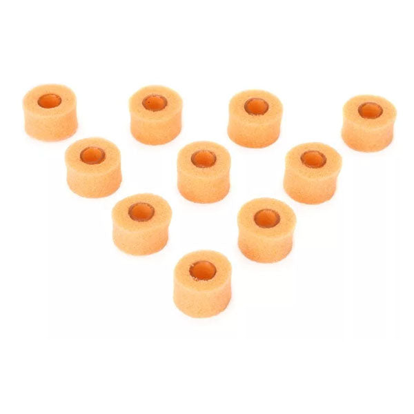 Shure EAORF2 Orange Foam Earphone Sleeves - Replacement Cushions for Shure Headphones (Discontinued) - Perfect for Music Lovers, DJs & Audio Professionals