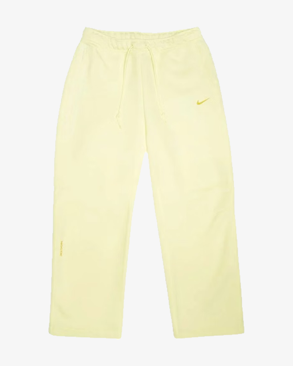 Nike X Nocta NRG Tech Fleece Open Hem Pants - Citron Tint/Vivid Sulfur | Comfortable Athletic Joggers for Men | Perfect for Gym, Running & Casual Wear