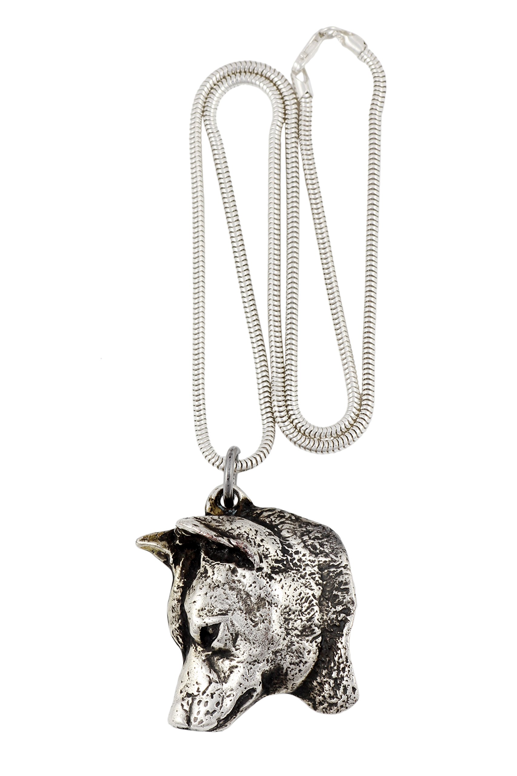 Shiba Inu Dog Pendant Necklace - Silver Plated Dog Charm on 925 Sterling Silver Chain - Cute Japanese Dog Jewelry Gift for Pet Lovers - Perfect for Casual Wear, Date Night & Animal-Themed Parties