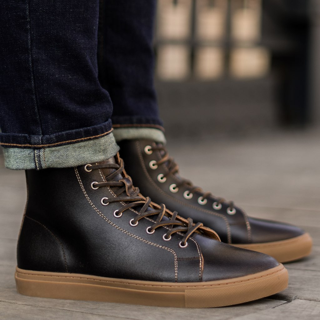 Premium High Top Sneakers for Men & Women - Comfortable & Stylish Casual Shoes for Walking, Running, Gym & Everyday Wear | Cacao Color