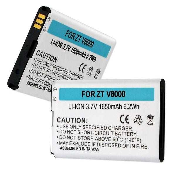 Original ZTE V8000 3.7V 1650mAh Li-Ion Replacement Battery - Compatible with ZTE Phones - Long Lasting Power for Everyday Use, Travel & Emergency Backup