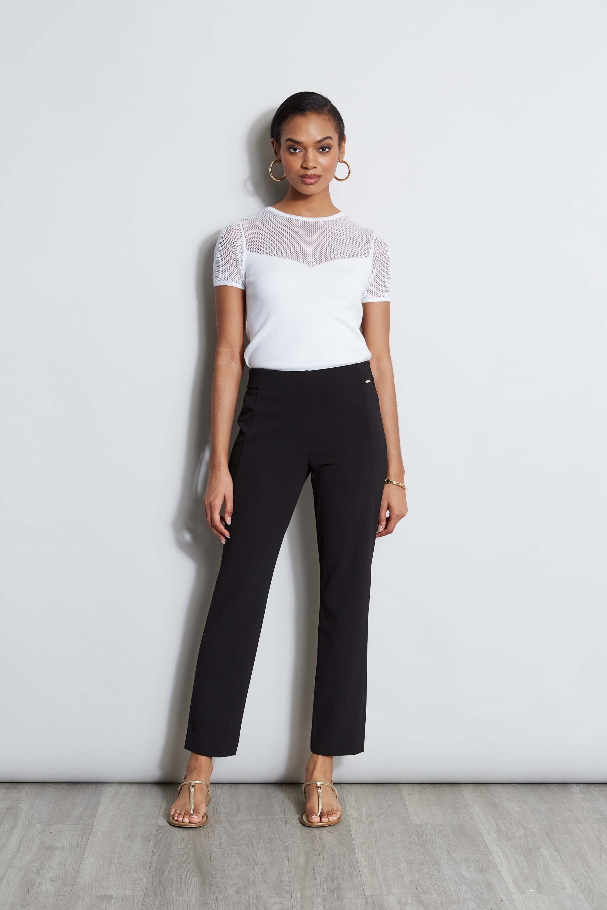 T Tahari High Waist Contour Leggings for Women - Slimming Yoga Pants with Tummy Control - Perfect for Workout, Running & Everyday Wear