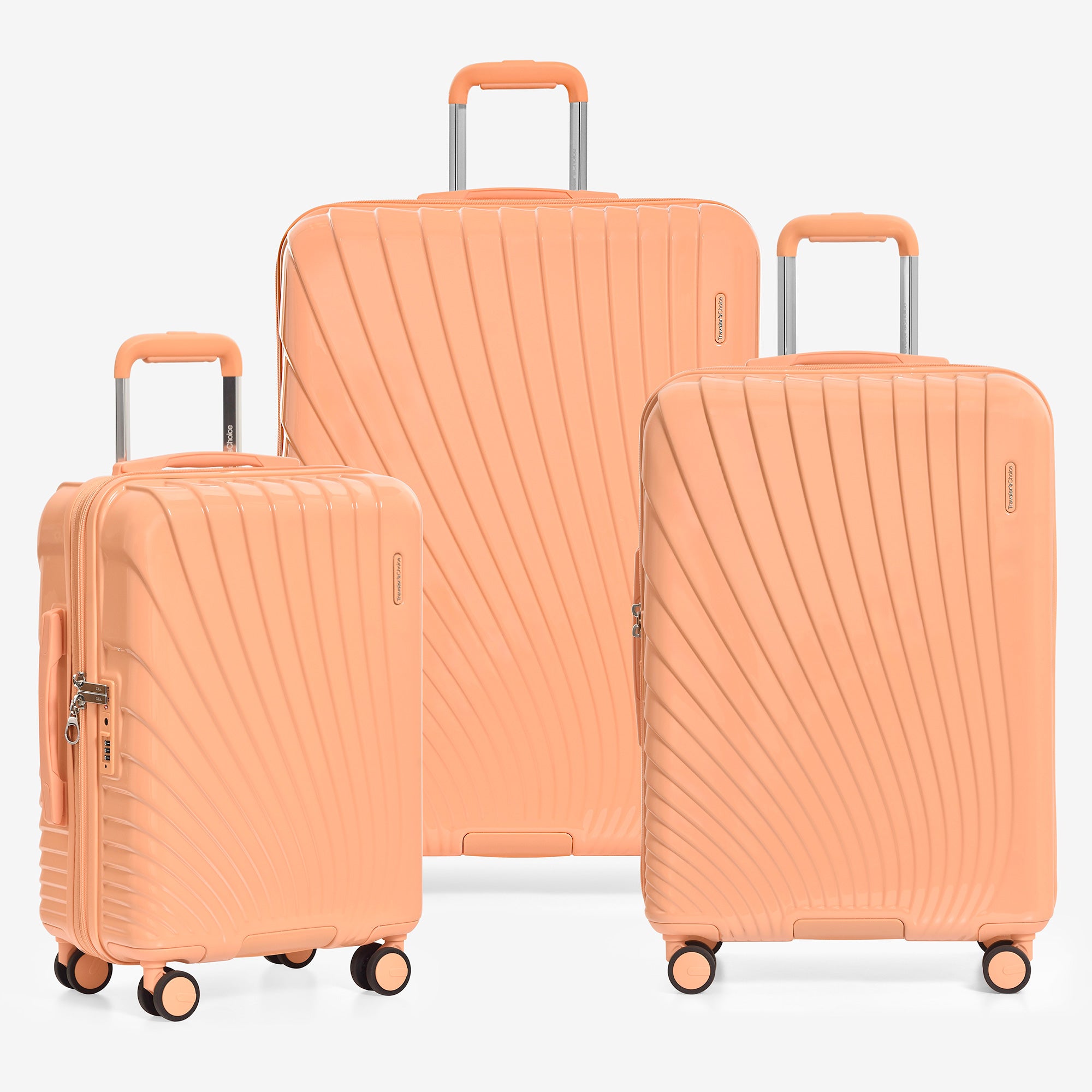 Phenom 3-Piece Spinner Luggage Set - Lightweight Durable Suitcases with 360° Wheels for Travel, Business Trips & Vacations