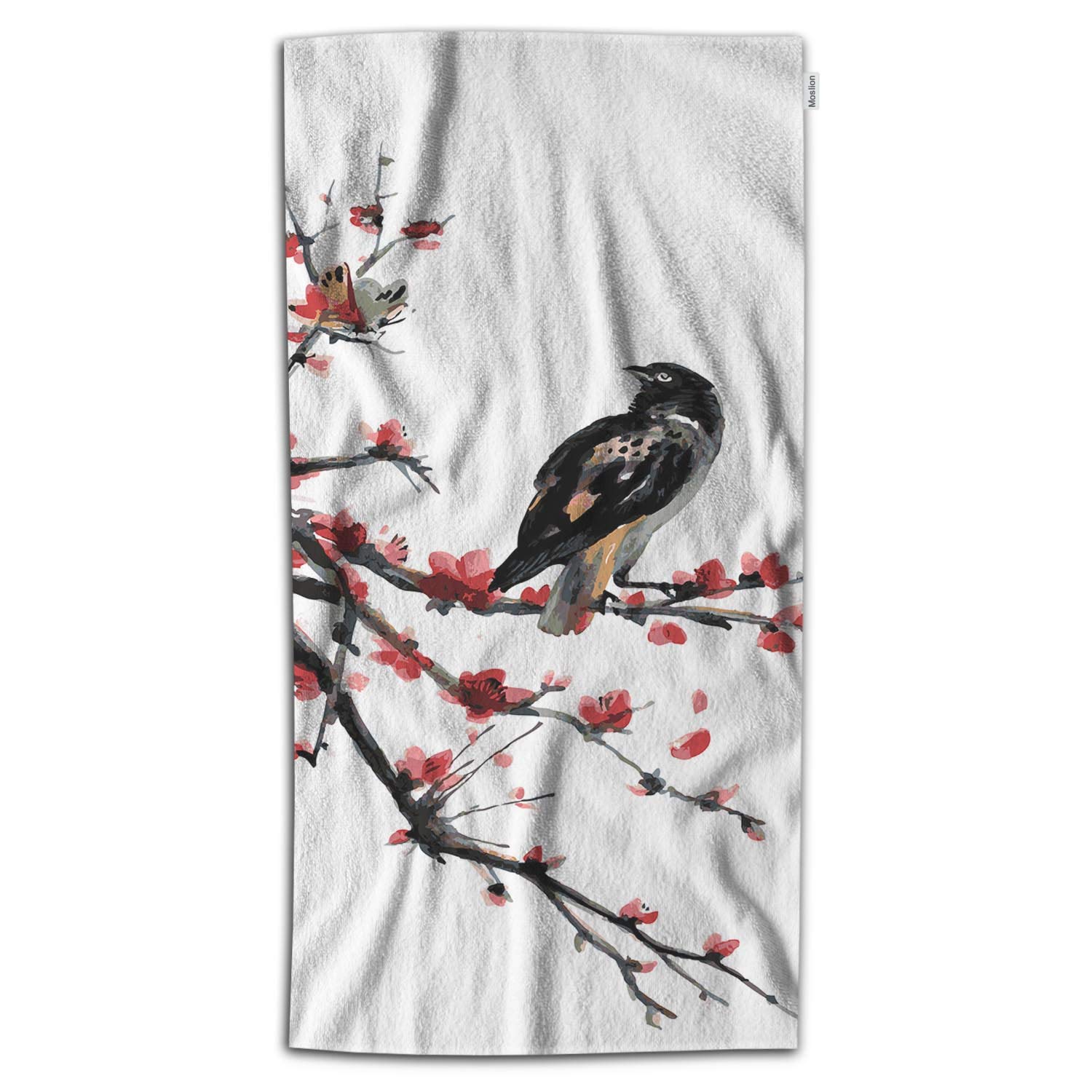 Premium Moslion Plum Blossom Bath Towels Set - 64
