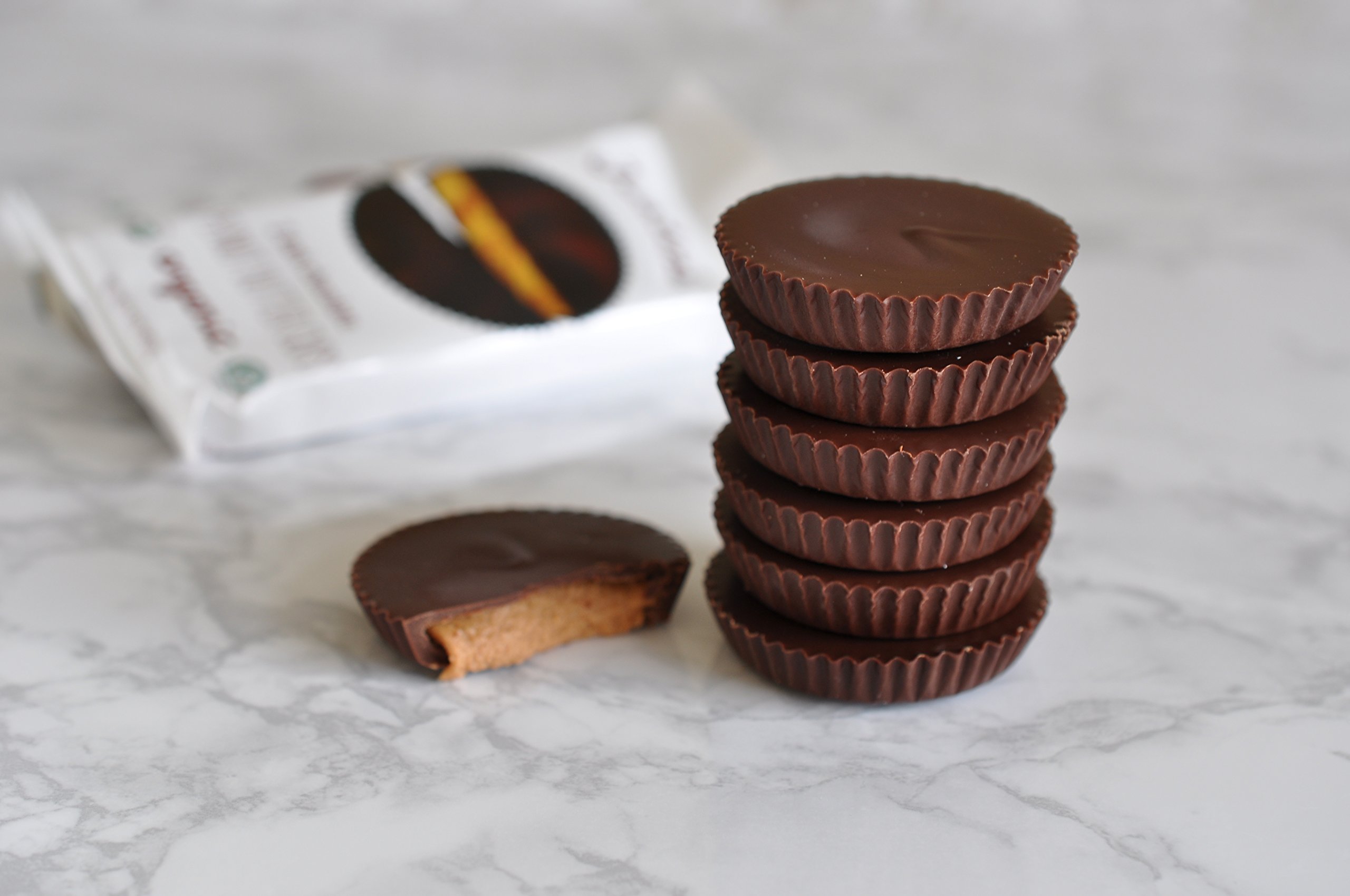 Organic Milk Chocolate Peanut Butter Cups by Justin's - Rainforest Alliance Certified, Gluten-Free, Responsibly Sourced, 12 Pack (24 Cups Total) - Perfect for Snacking, Gifts & Healthy Desserts