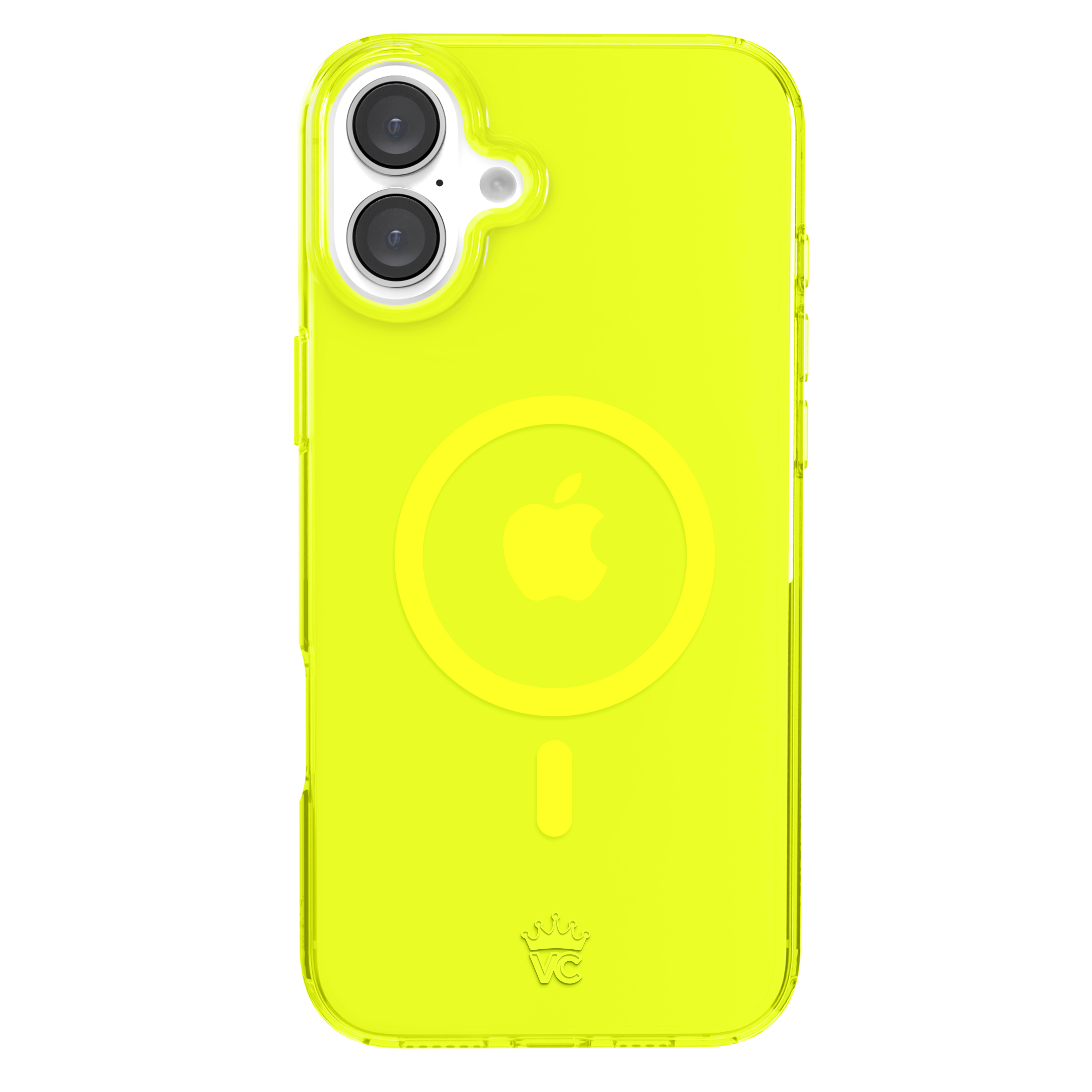 Neon Yellow Clear iPhone Case - Shockproof & Slim Protective Cover for iPhone [Model] - Perfect for Outdoor Activities, Sports & Daily Use