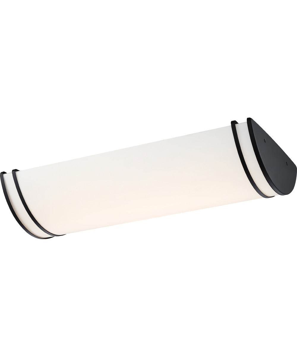 11W Glamour Close to Ceiling Light Fixture in Matte Black - Perfect for Bedroom, Kitchen, and Hallway Lighting