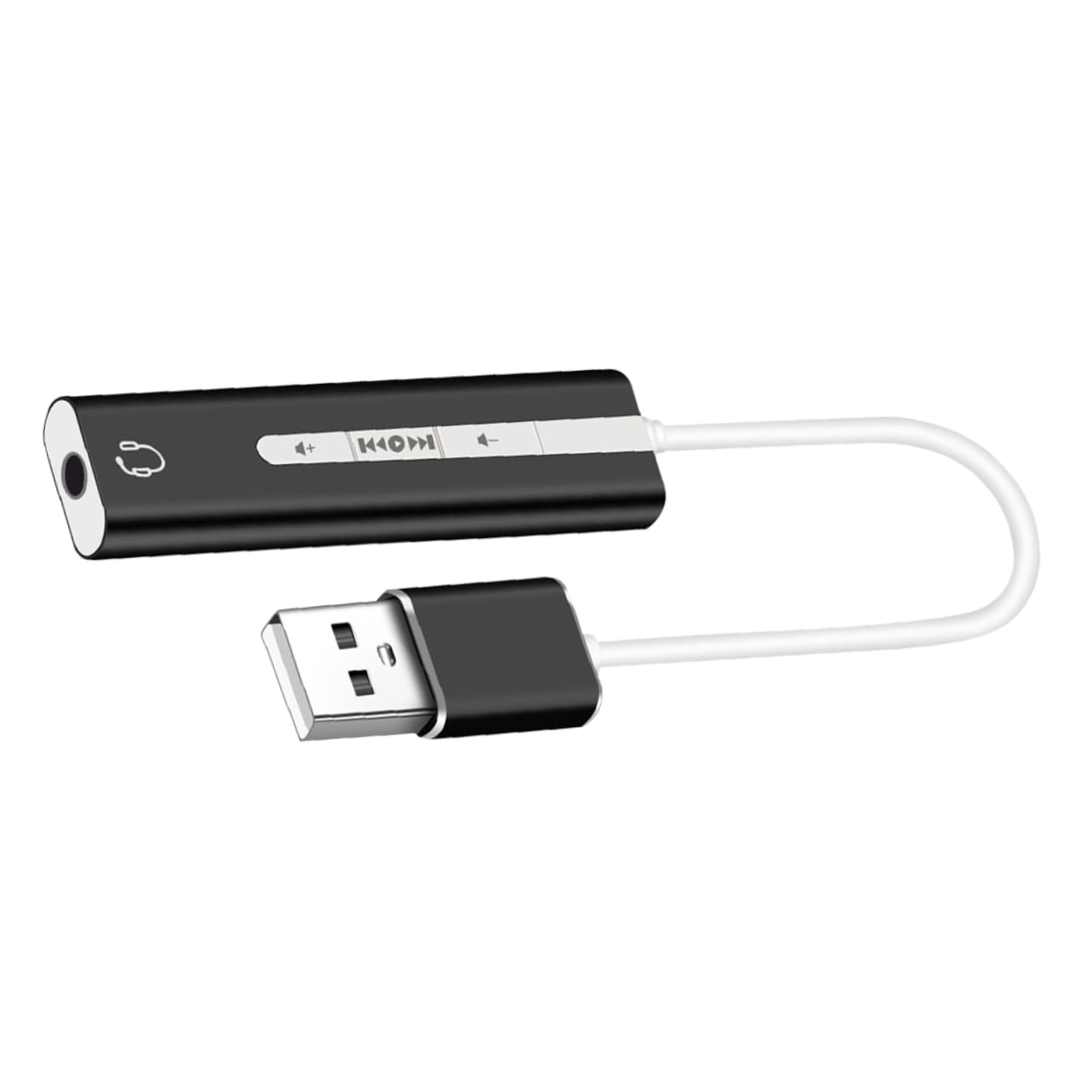 HOMSFOU USB 3.1 External Sound Card for Laptop - 7.1 Channel Stereo Audio Adapter with Micro USB & Headphone Jack - Perfect for Gaming, Streaming, and Conference Calls