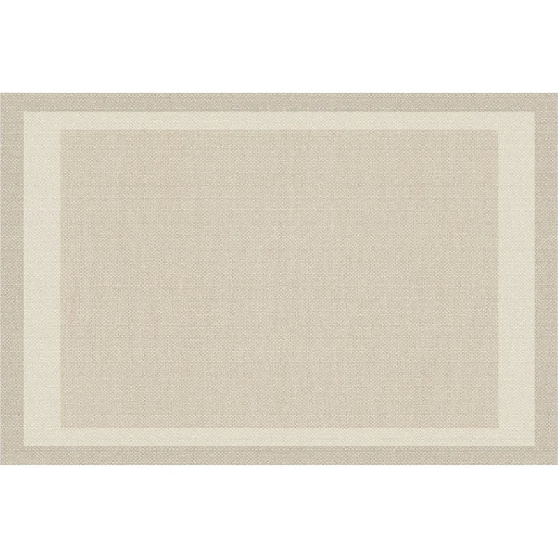 Madilynn Luxury Velvet Border Waterproof Area Rug - Soft Non-Slip Living Room Carpet for Bedroom, Nursery & High Traffic Areas