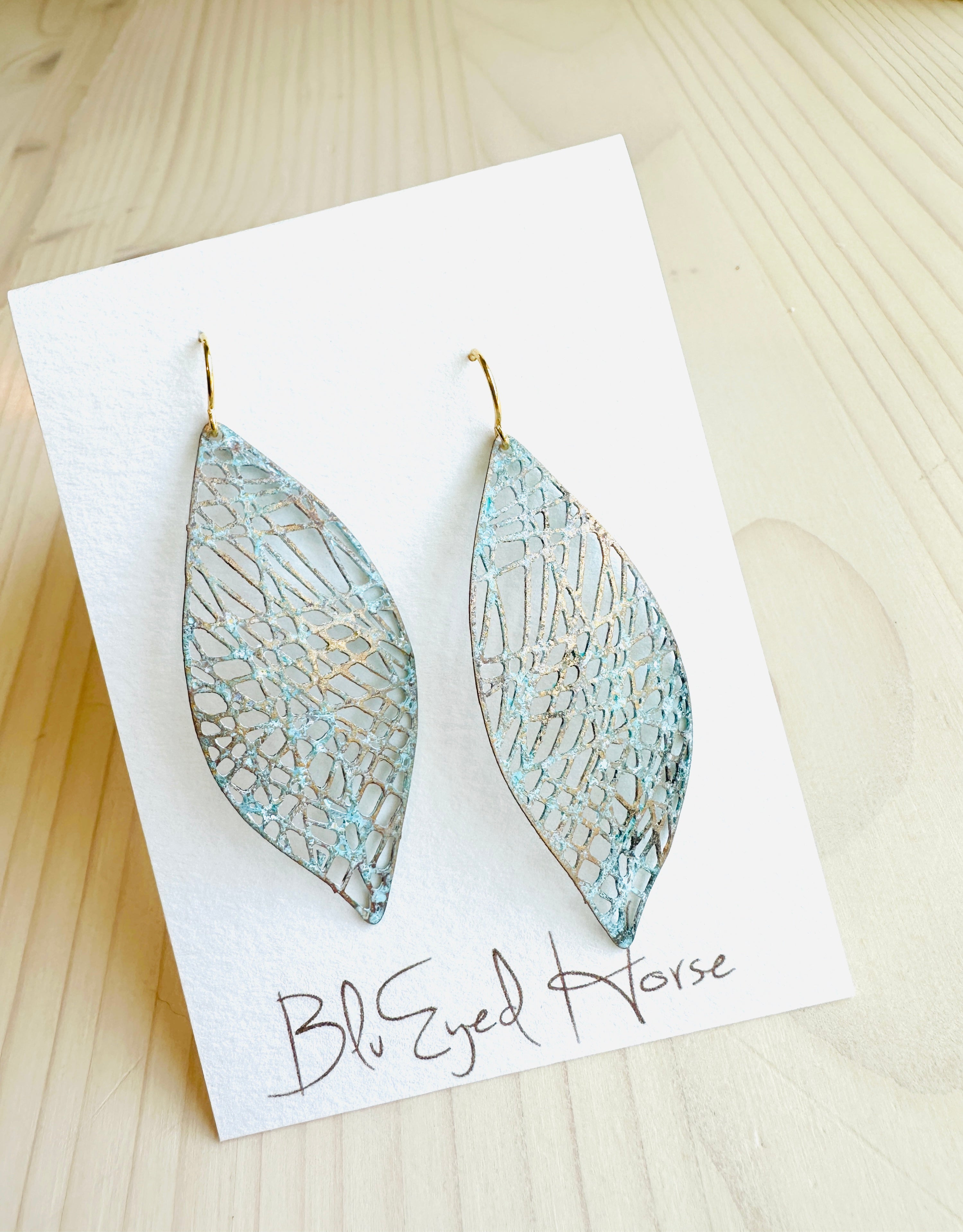 Open Leaf Dangle Earrings for Women - Boho Chic Gold Hoop Earrings with Leaf Charm - Perfect for Casual Wear, Parties & Boho Fashion