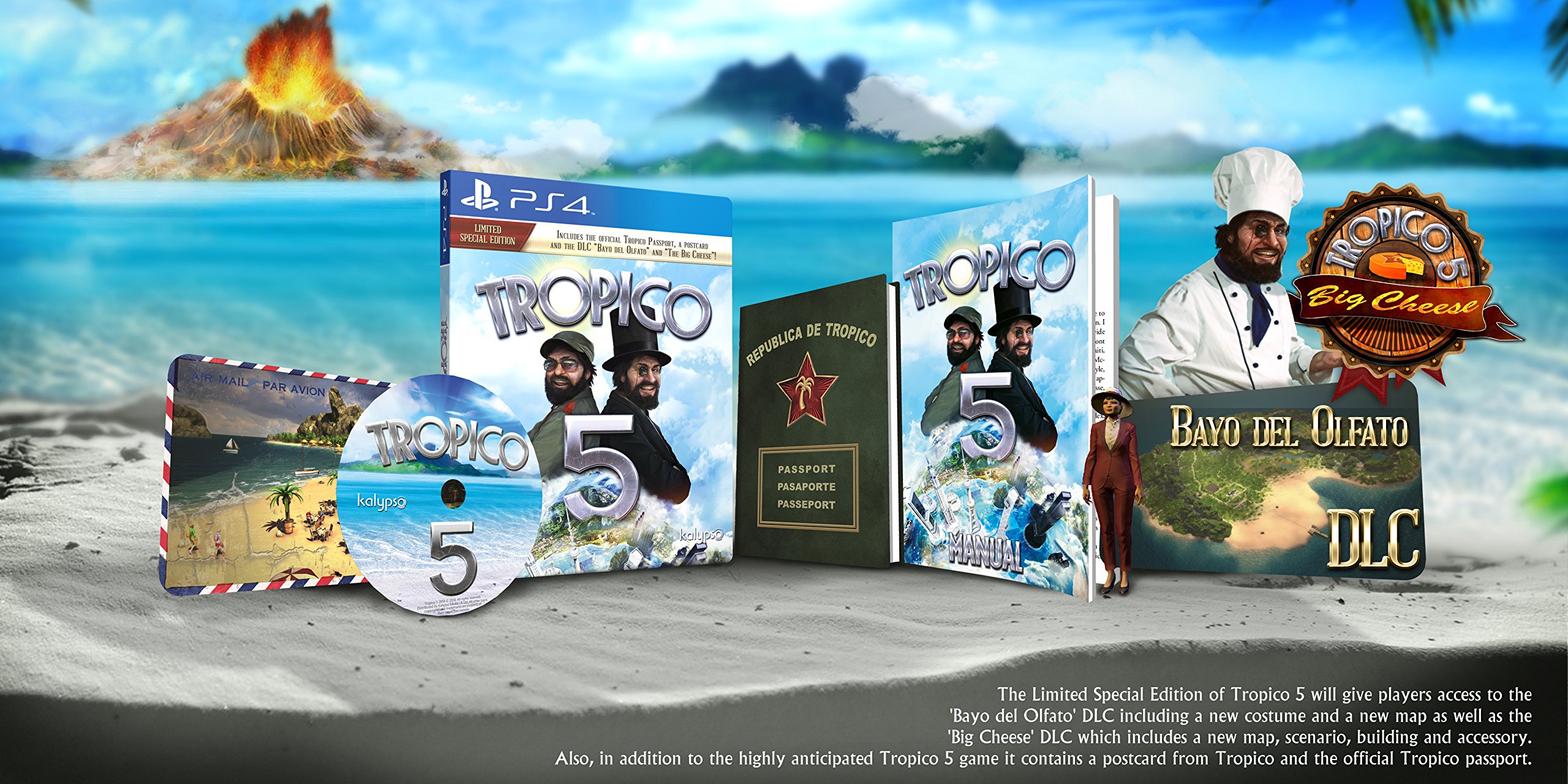 Tropico 5 PlayStation 4 Game - PS4 Standard Edition | City Building Simulation for Strategy Gamers
