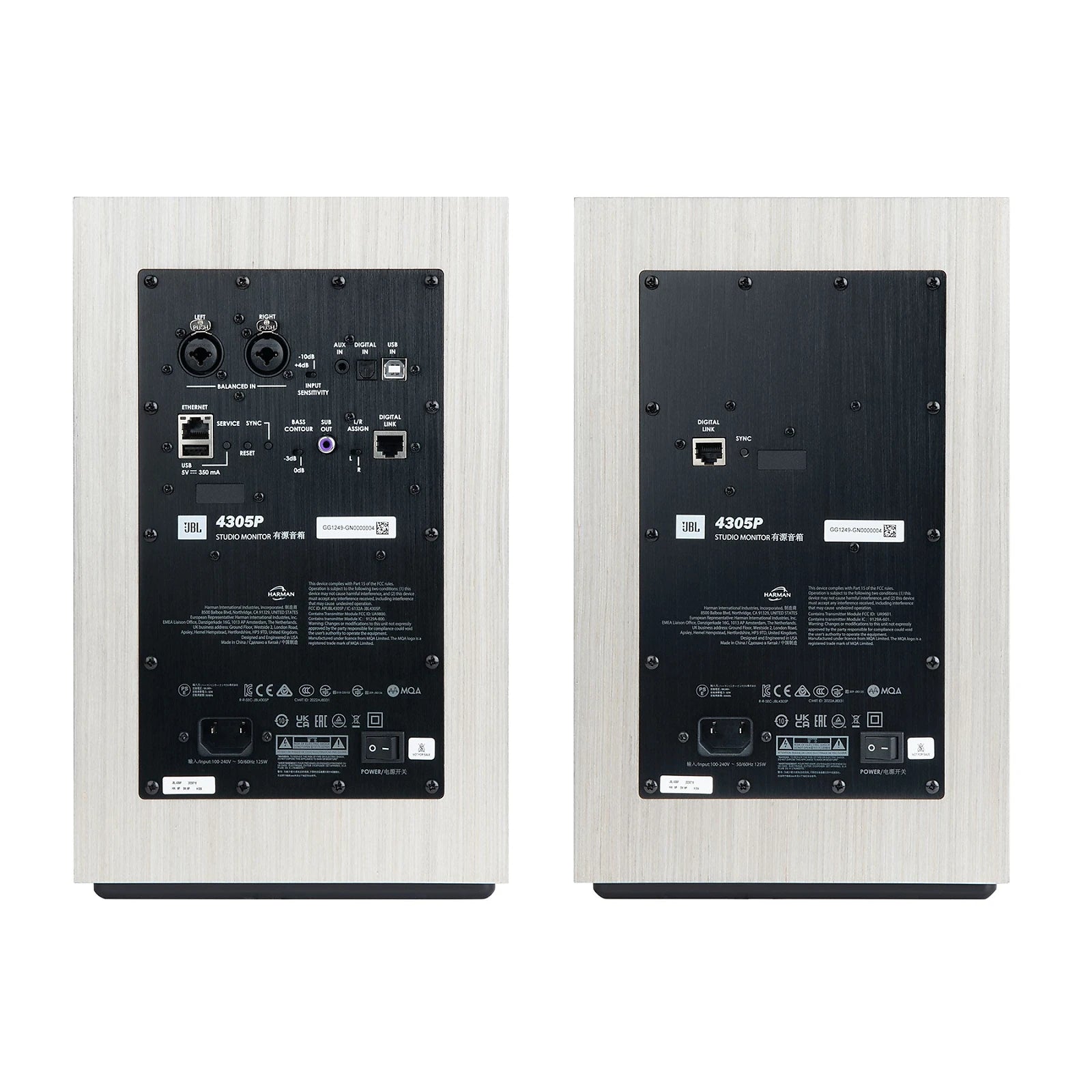JBL 4305P Powered Studio Monitor Bookshelf Speakers - Premium Pair for Professional Audio Recording, Home Theater & Music Production - Perfect for Studios, DJs & Audiophiles