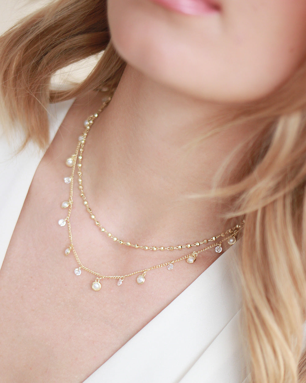 Layered Necklace for Women - Trendy Gold & Silver Stackable Necklaces for Everyday Wear | Perfect for Casual Outfits, Date Nights & Gifting