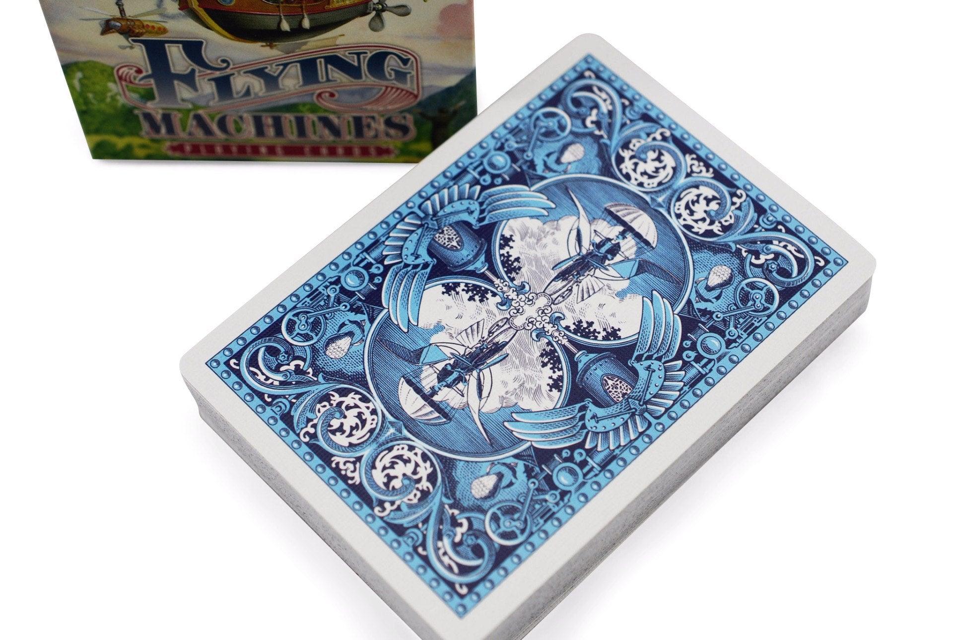 Bicycle® Flying Machines Playing Cards - Premium Deck for Magic Tricks, Cardistry & Poker Games - Perfect for Magicians, Card Enthusiasts & Game Nights