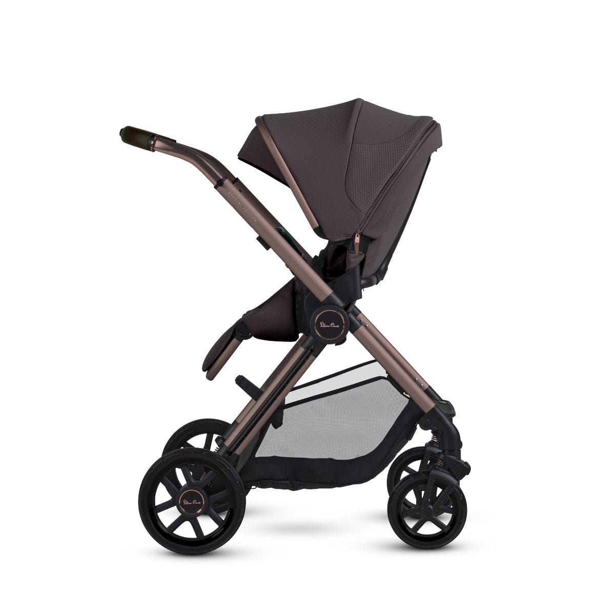 Silver Cross Reef 2 Stroller with Folding Bassinet - Lightweight Travel System for Newborns & Toddlers - Perfect for City Walks, Shopping & Air Travel