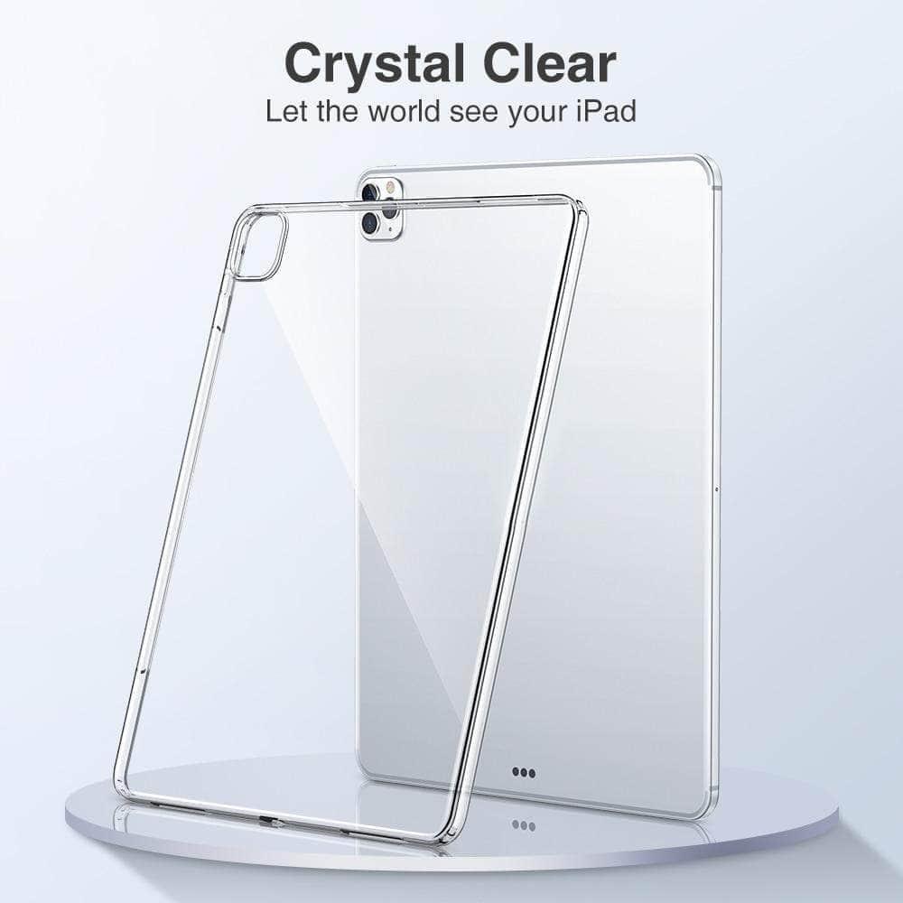 2022 iPad Air 5 Ultra Thin Protective Case - Lightweight Shockproof Cover with Screen Protector for Work, Travel & Everyday Use