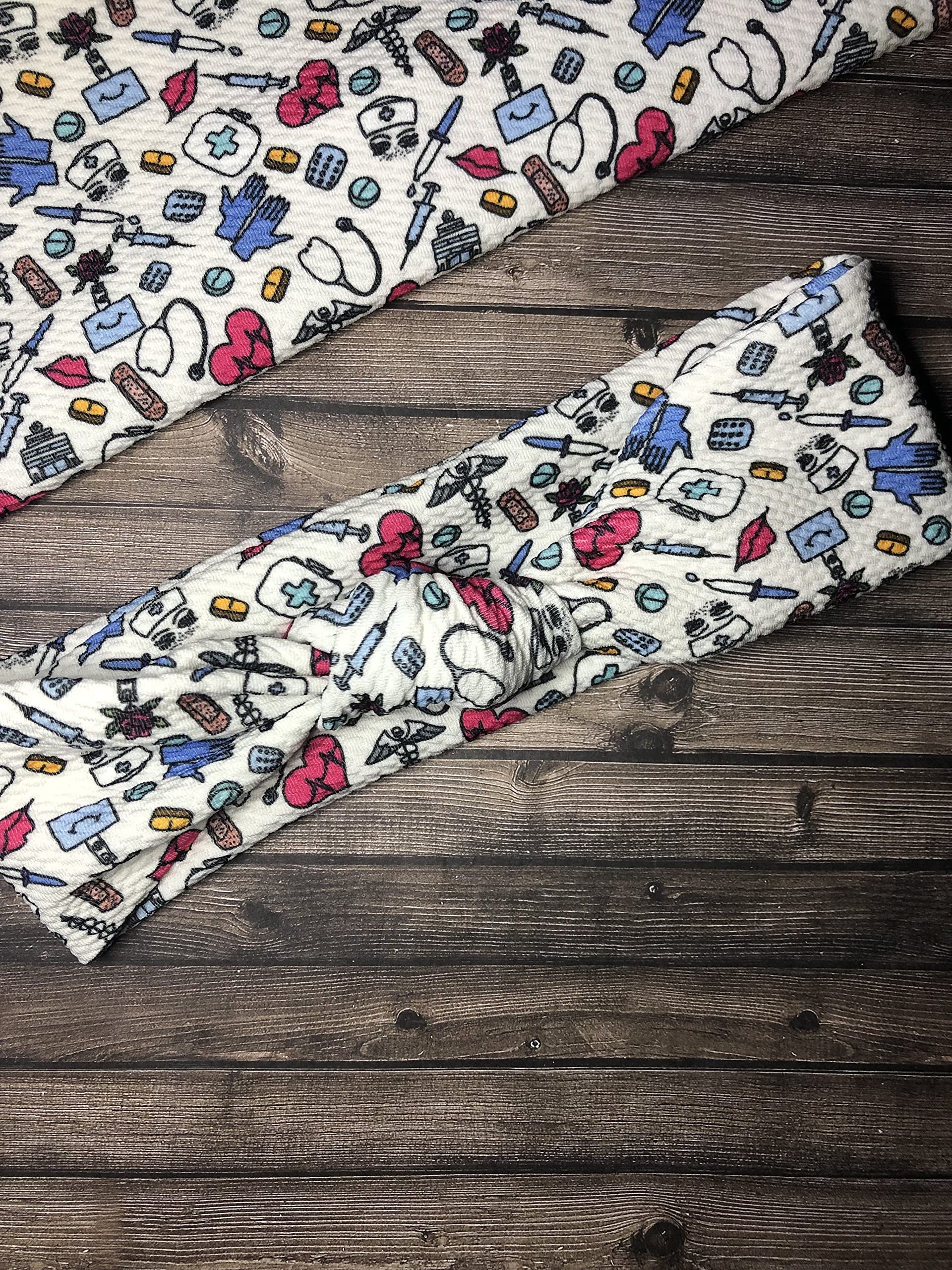 Nursing Headbands for Women - Comfortable Knotted Headwraps for Nurses | Perfect Nurse Gifts for Graduation, Coworkers & New Nurses | Ideal for Hospitals, Clinics & Daily Wear