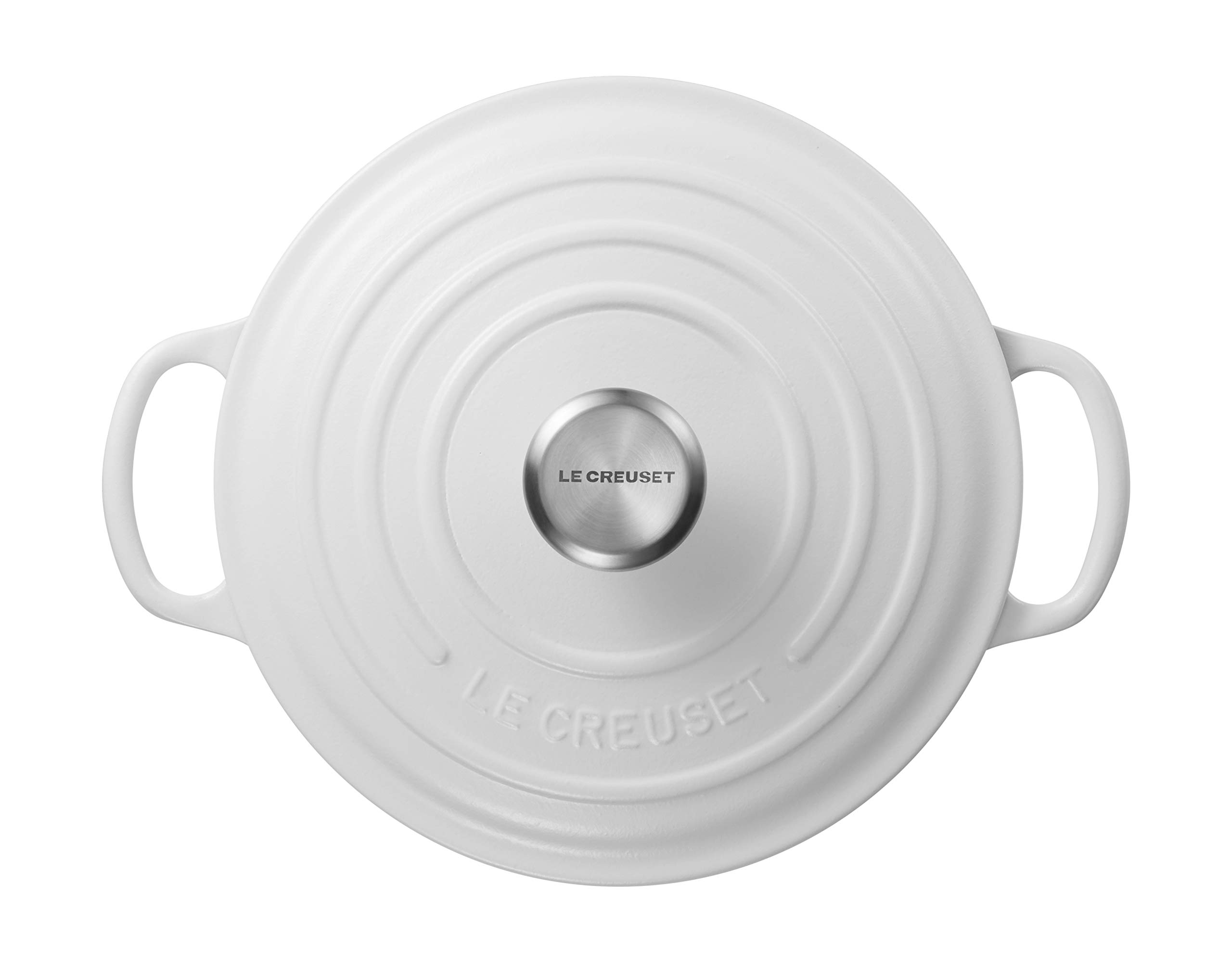 Le Creuset 2.2 Qt Round Enameled Cast Iron Dutch Oven - Ink Blue, 20cm, Perfect for Braising, Stewing & Baking - Ideal for Kitchen, Camping & Gift Giving