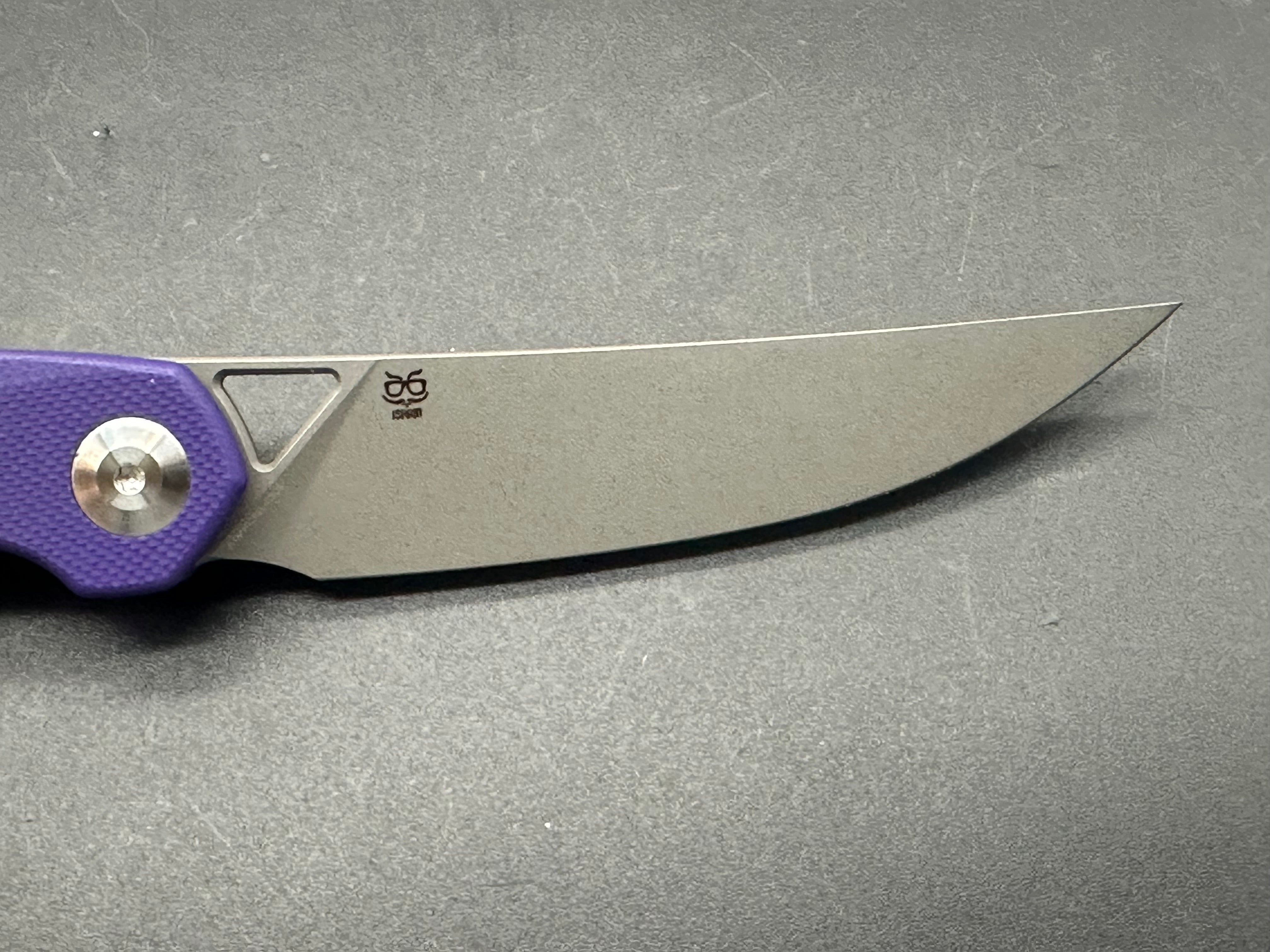 CIVIVI Lazar Liner Lock Folding Pocket Knife - Purple G10 Handle, 3.3