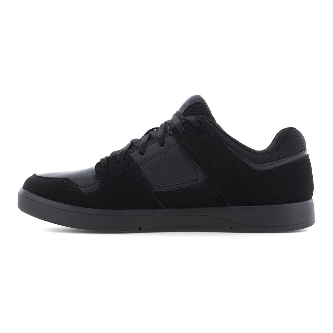 Slip-Resistant Soft Toe Work Shoes for Men & Women - Comfortable Black Low Shoes for Nurses, Chefs & Restaurant Workers - Non-Skid Safety Work Shoes for Hospital, Kitchen & Industrial Use